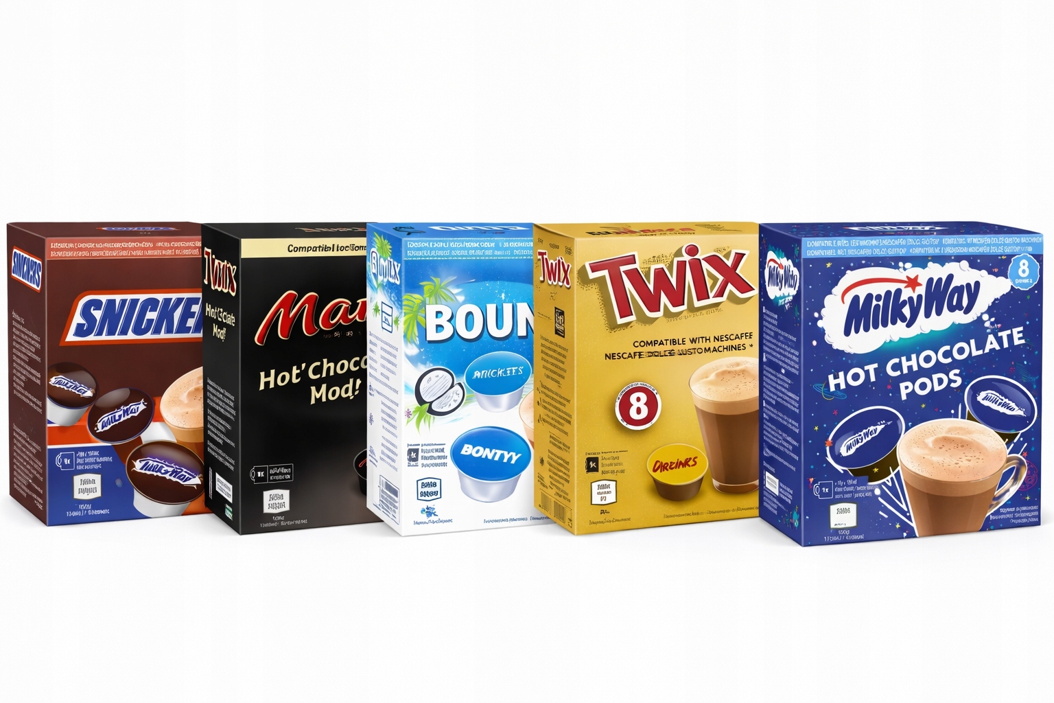 Levně Kapsle pro Dolce Gusto Sada Mix chutí x5