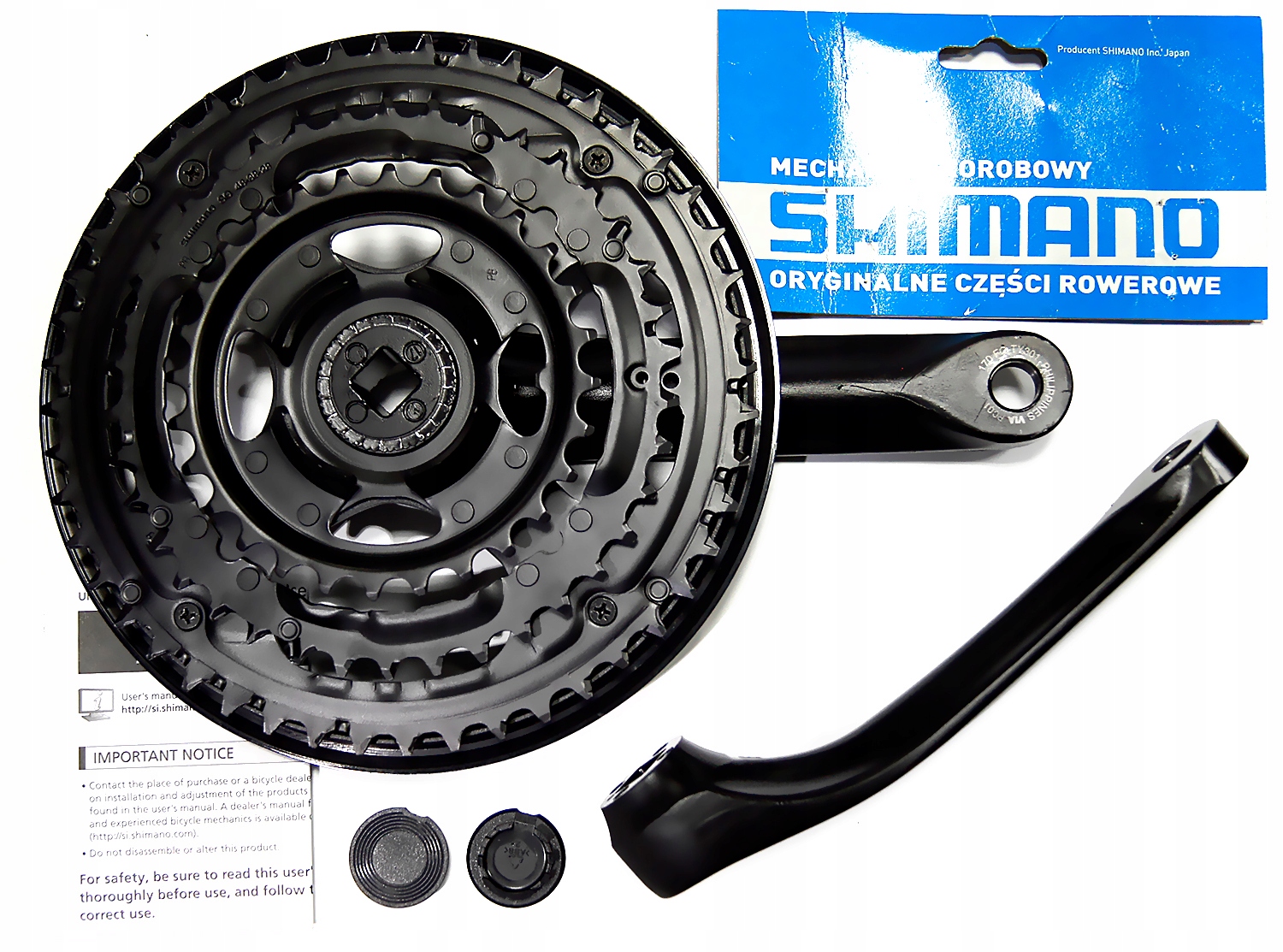 KORBA SHIMANO FC-TY301 48/38/28 CZARNA ORYGINAŁ MB EAN (GTIN) 5904094427352