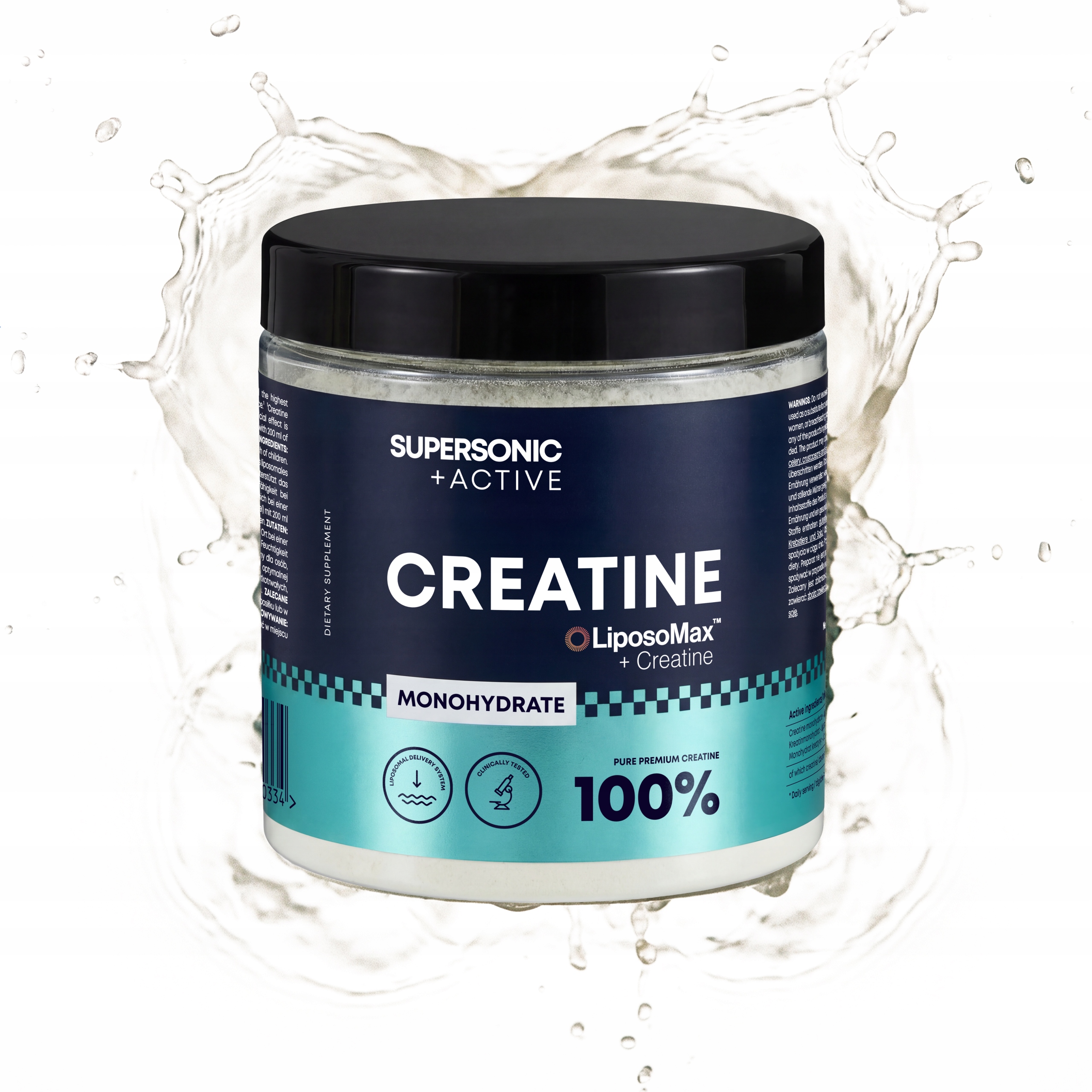 Lipozomální kreatin monohydrát Supersonic +active Creatine LiposoMax 350 g