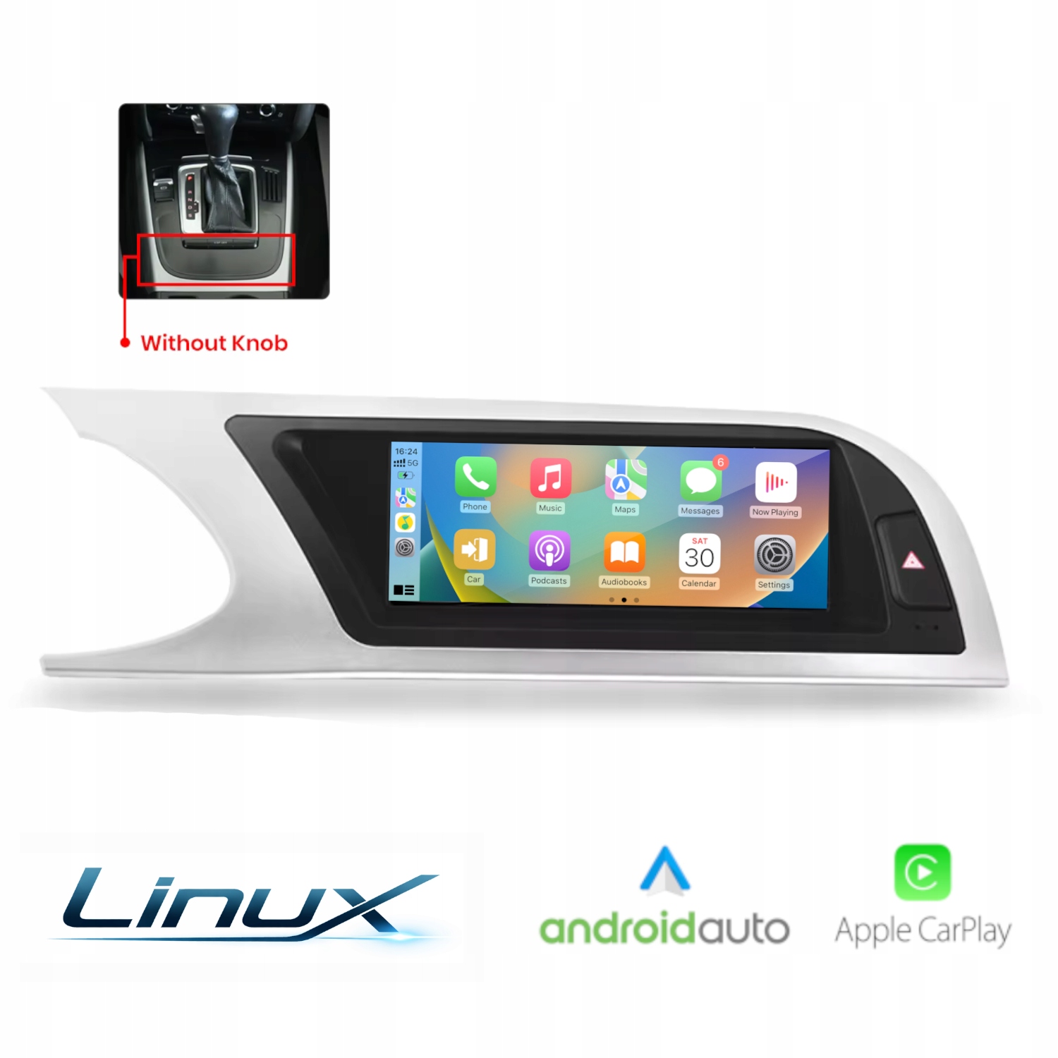 Radio Linux do Audi A4 B8 (2009-2012) Android Auto Carplay
