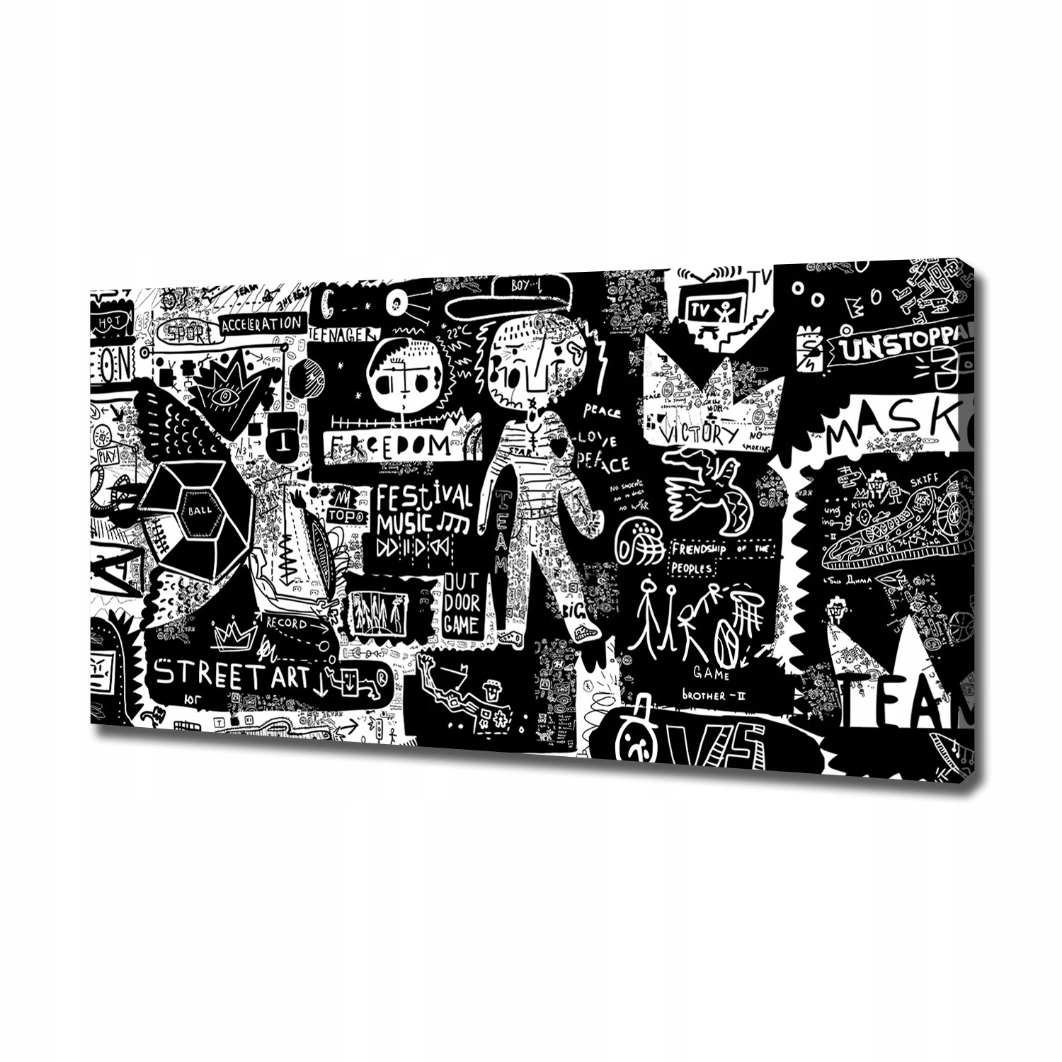 

Foto obraz canvas na ścianę Graffiti 120x60 cm
