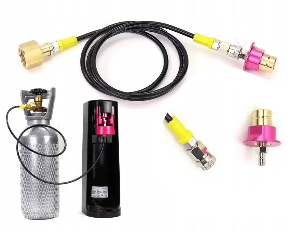 Adapter Quick Connect do SodaStream Terra, Duo, Art – 125 cm przewód