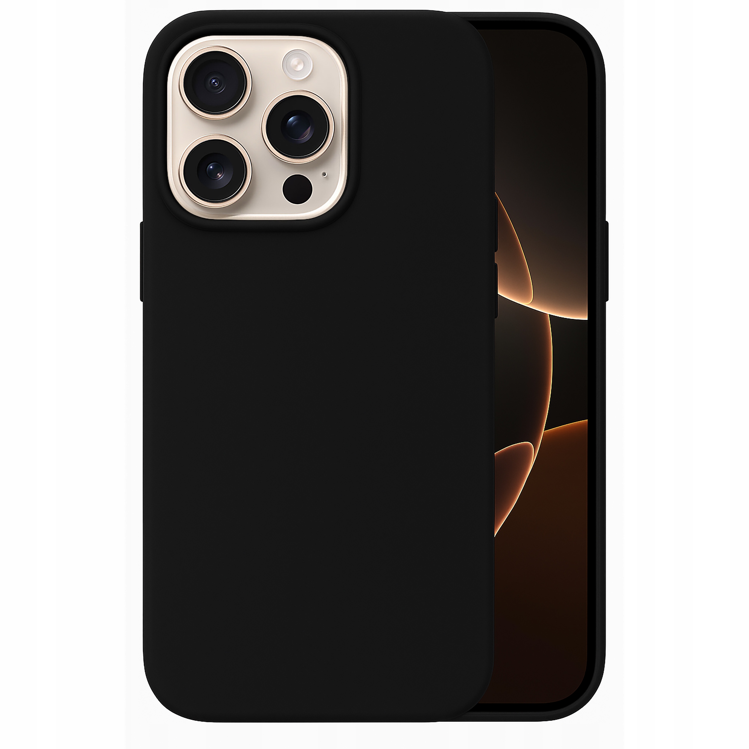 Etui Multiple Color Wheat Bran Case MagSafe do iPhone 16 Pro Max czarne