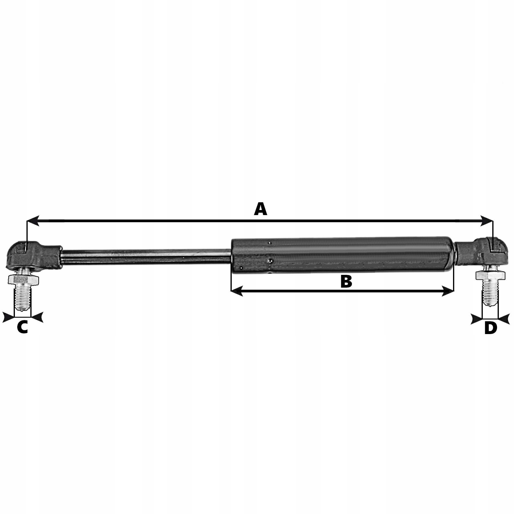 SIŁOWNIK GAZOWY DRZWI CASE JX NEW HOLLAND TD 70 80 90 95 5030 5040 5050 Producent części Bepco