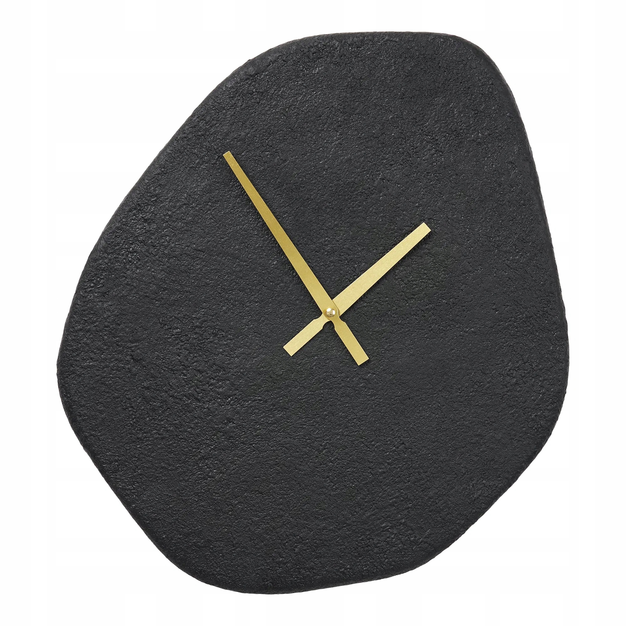 House Nordic Vienna Nástěnné hodiny 45 cm Zlaté ručičky Černá