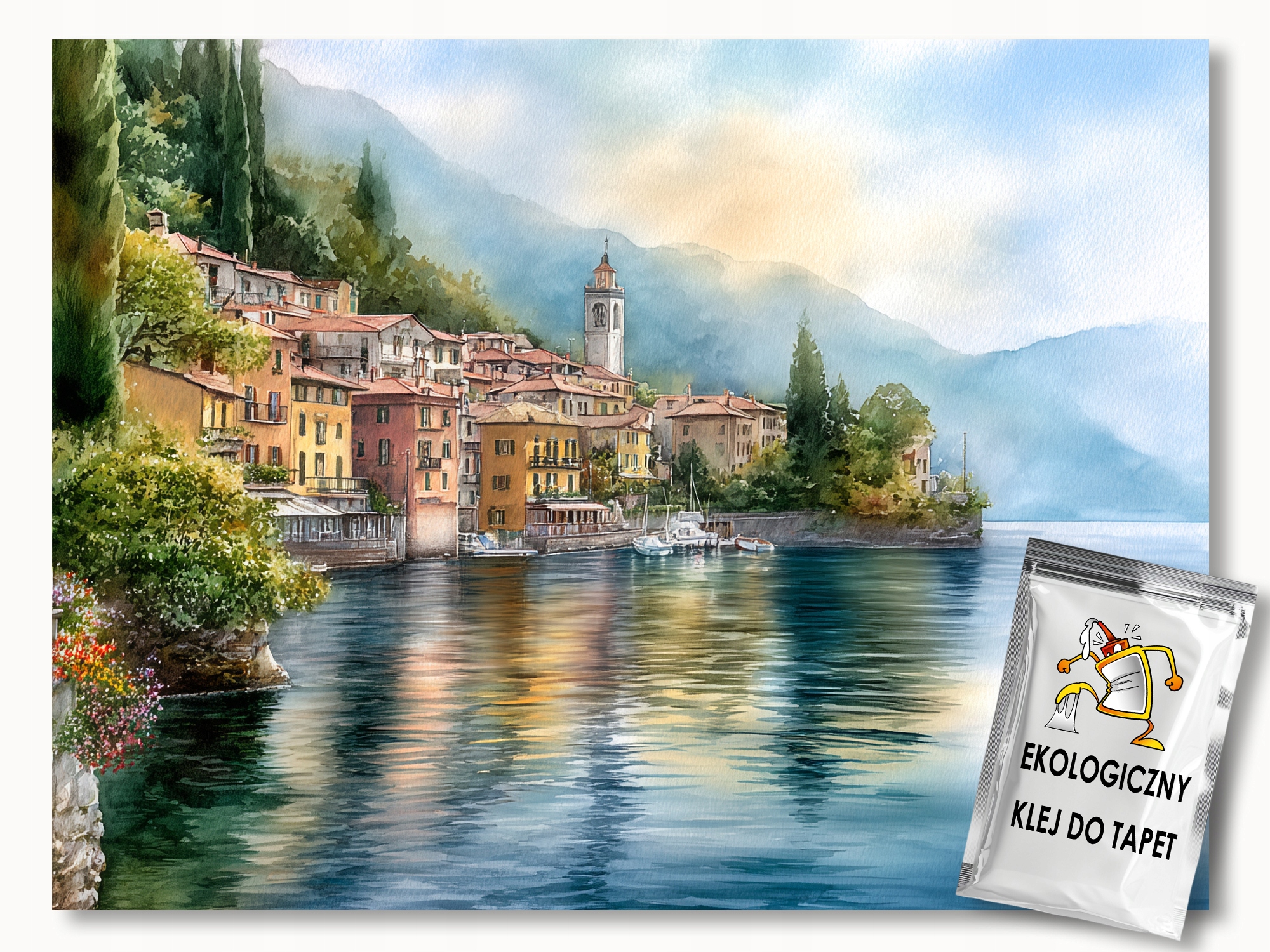 Fototapeta Flizelina Krajina Itálie Italia Jezero Como 312x219 130g