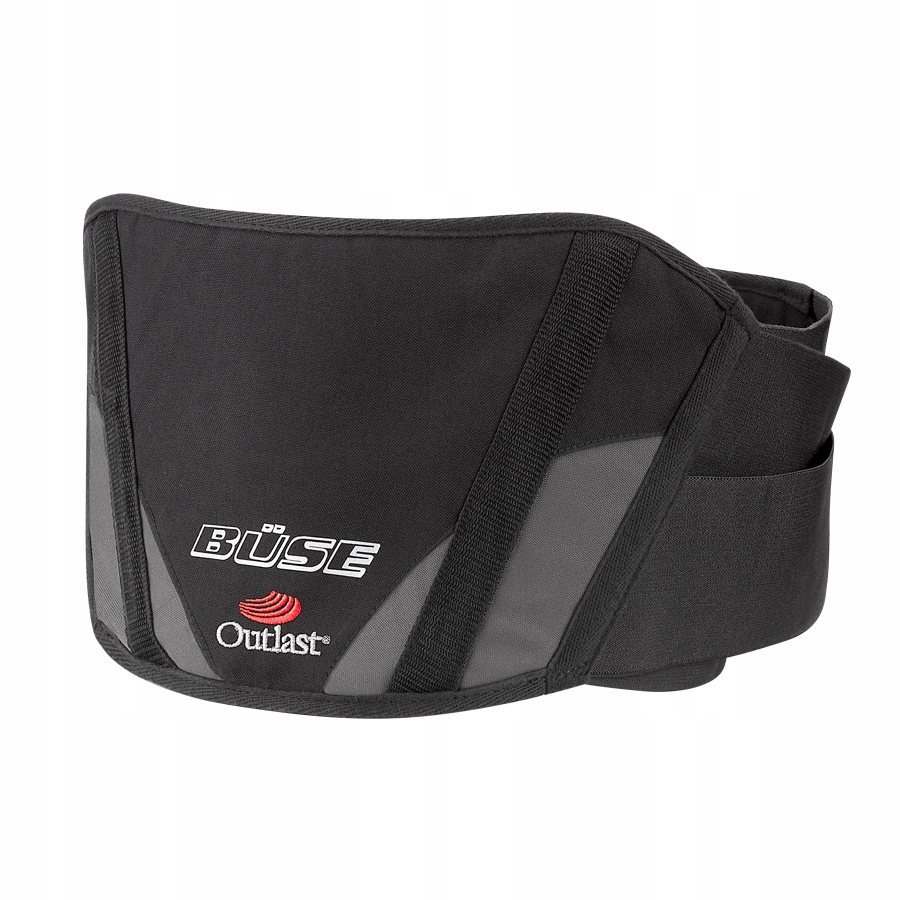 Pas nerkowy BUSE Outlast czarno-szary 2XL