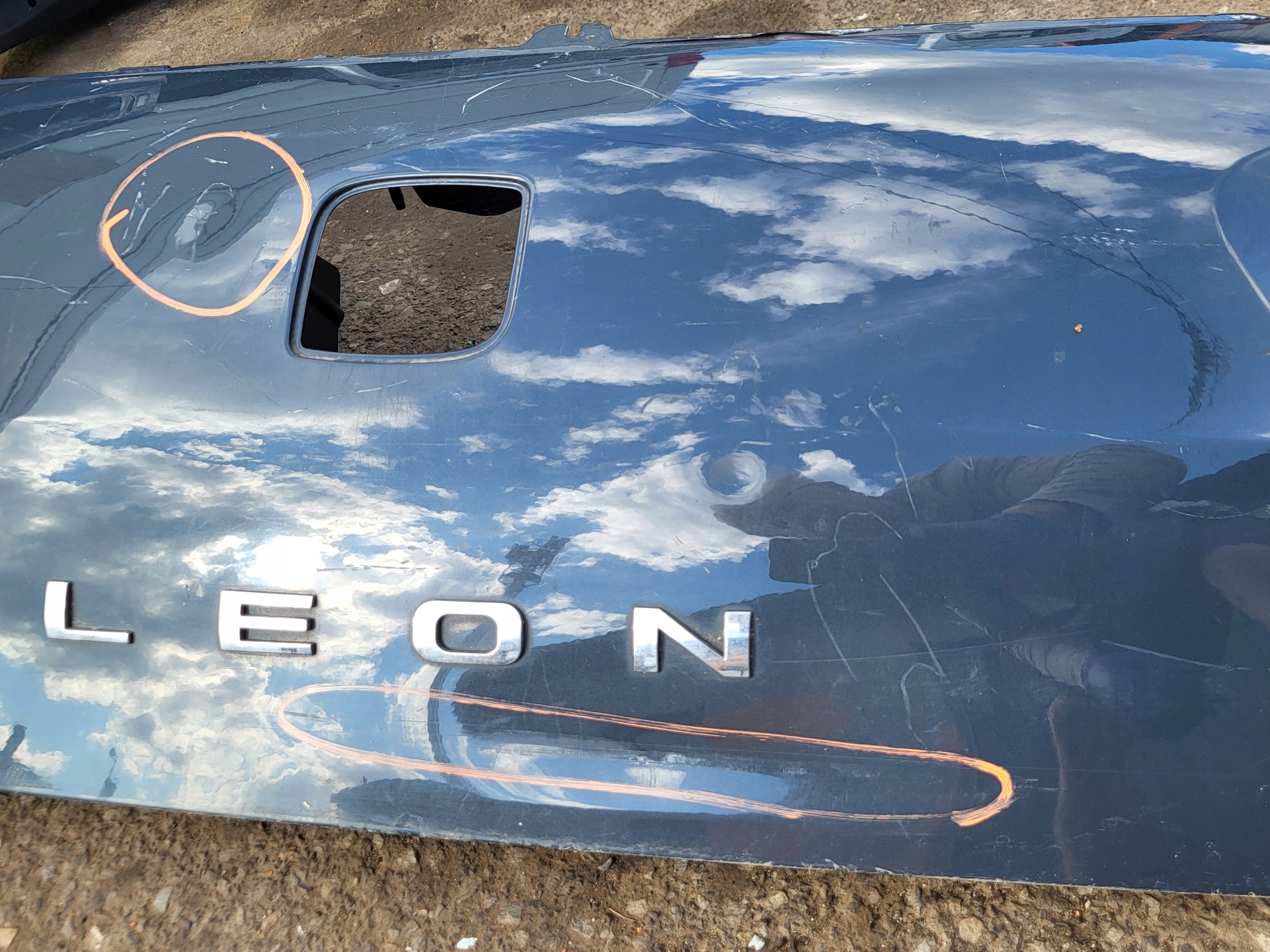 boot doors boot rear part SEAT LEON II 2 1P LIFT OE