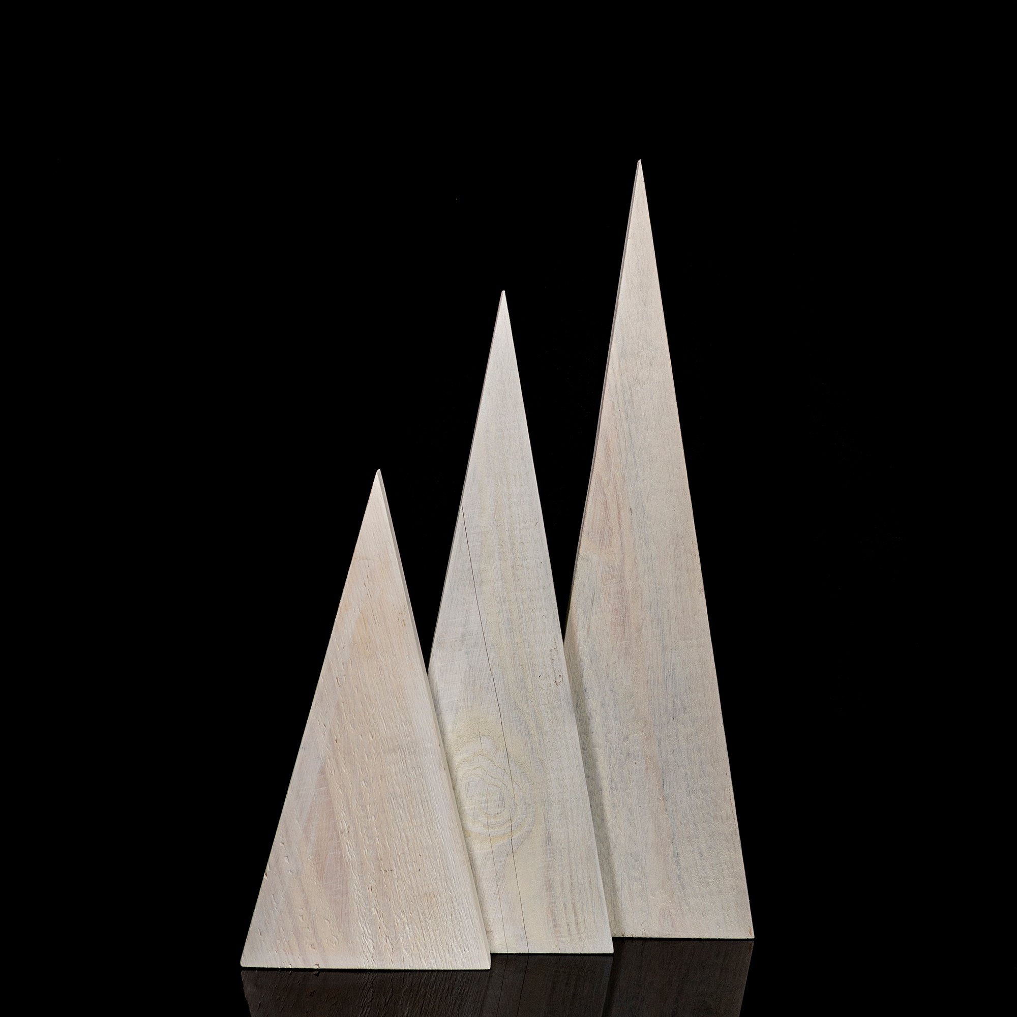 DREWNIANE CHOINKI LITE DREWNO OZDOBY Białe Marka inna