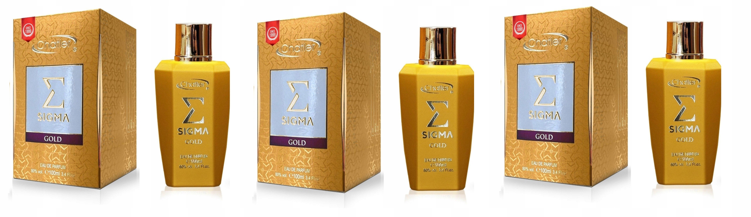 Chatler Sigma Gold 3x100 ml dámská parfémovaná voda