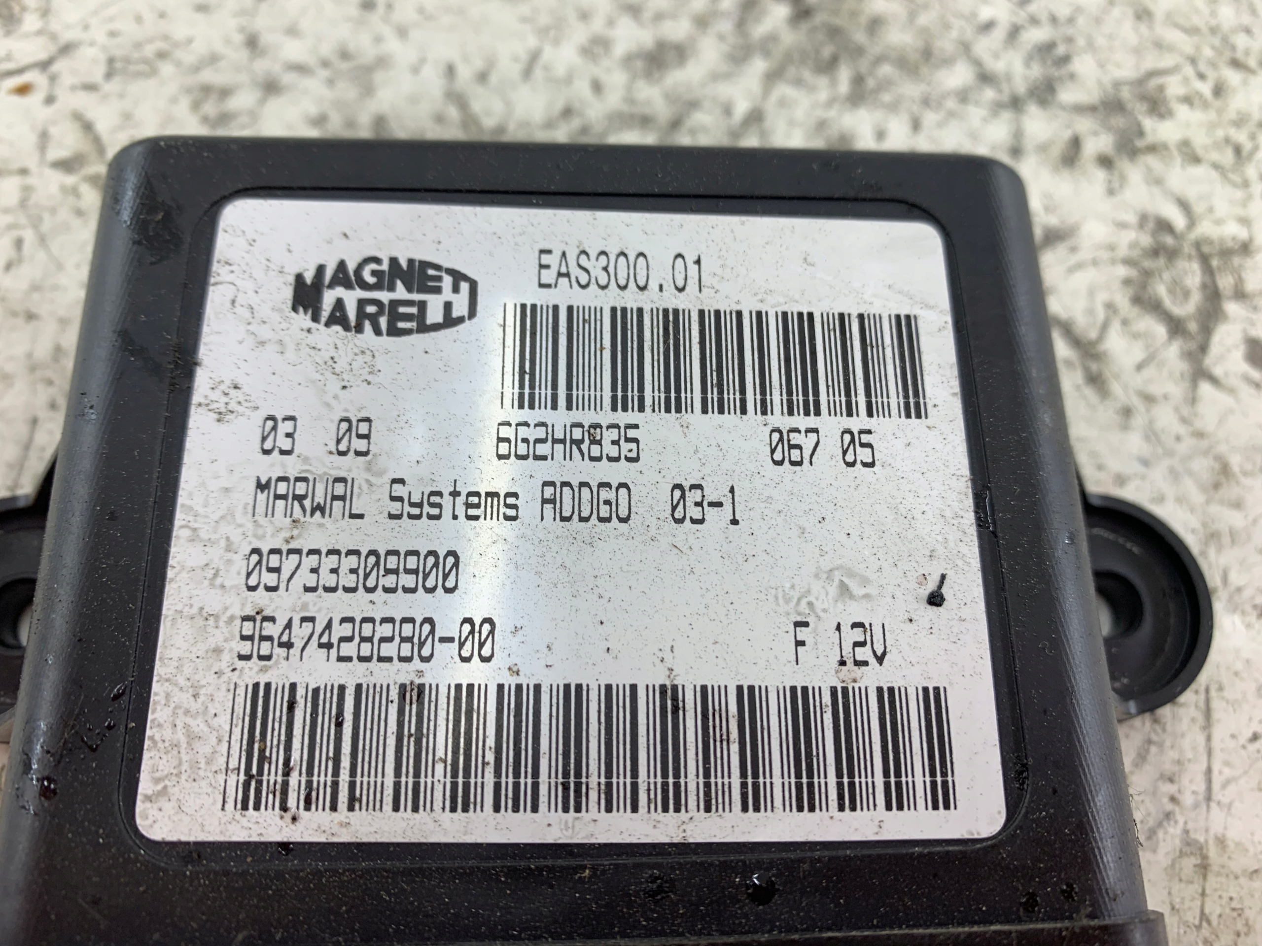 CITROEN PEUGEOT Module POMPY HDI Carburant 9647428280