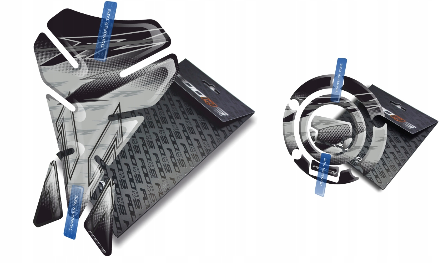 Tank-pad Cap-pad od firmy Fooqs pro Yamaha FZ-1 Stříbrný