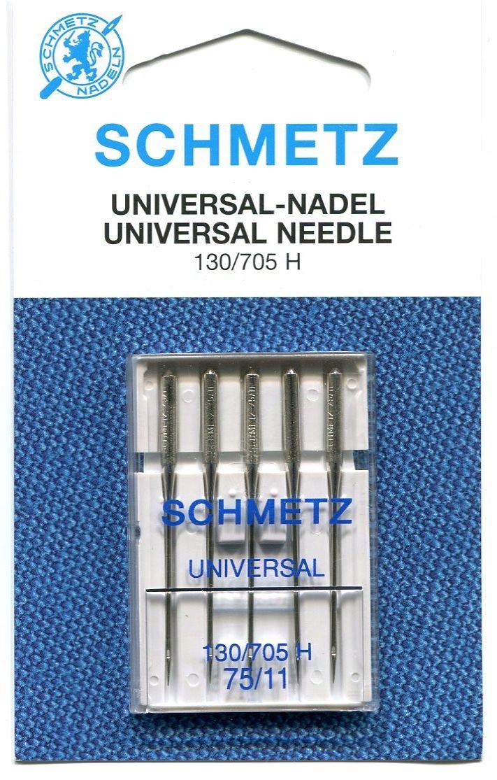Igły Schmetz Półpłaskie 75x5szt domowe do maszyn