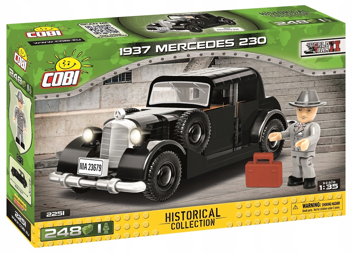 Cobi Historical Collection World War II 2251 1937 Mercedes 230