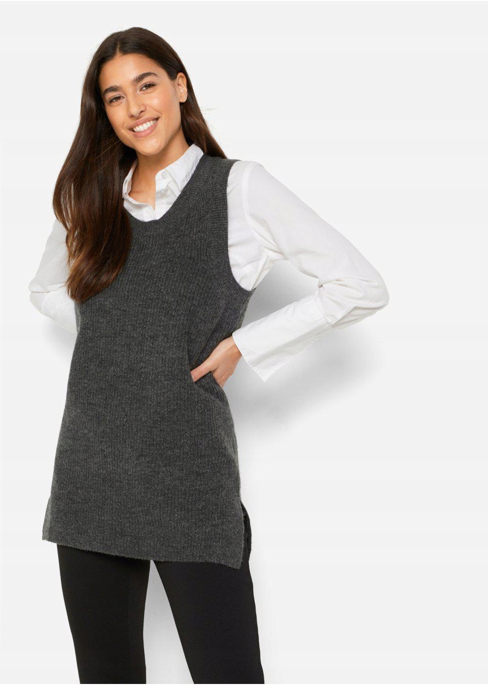 KAMIZELKA SWETERKOWA BONPRIX 40