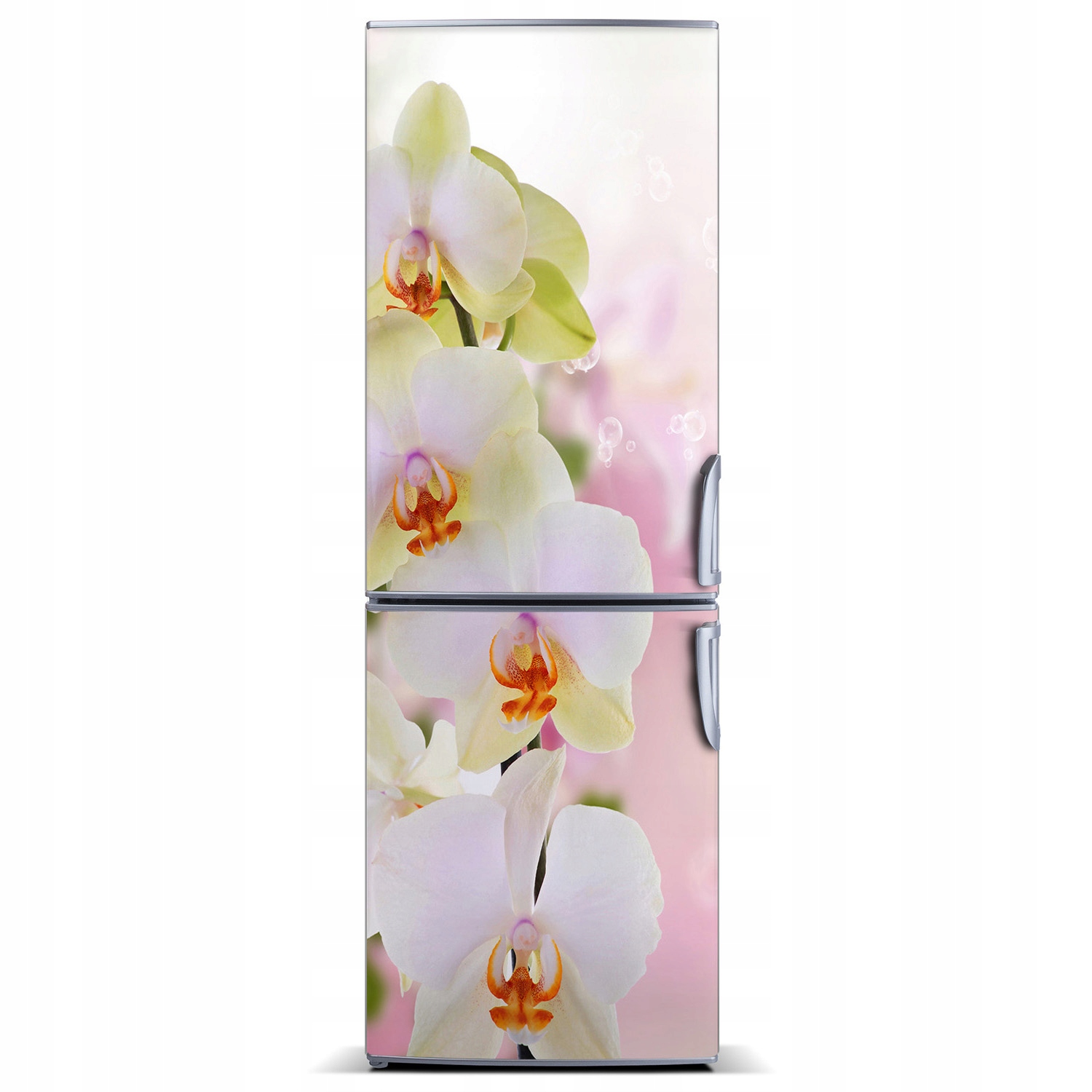 

Naklejka Magnes na lodówkę Biała orchidea 60x180