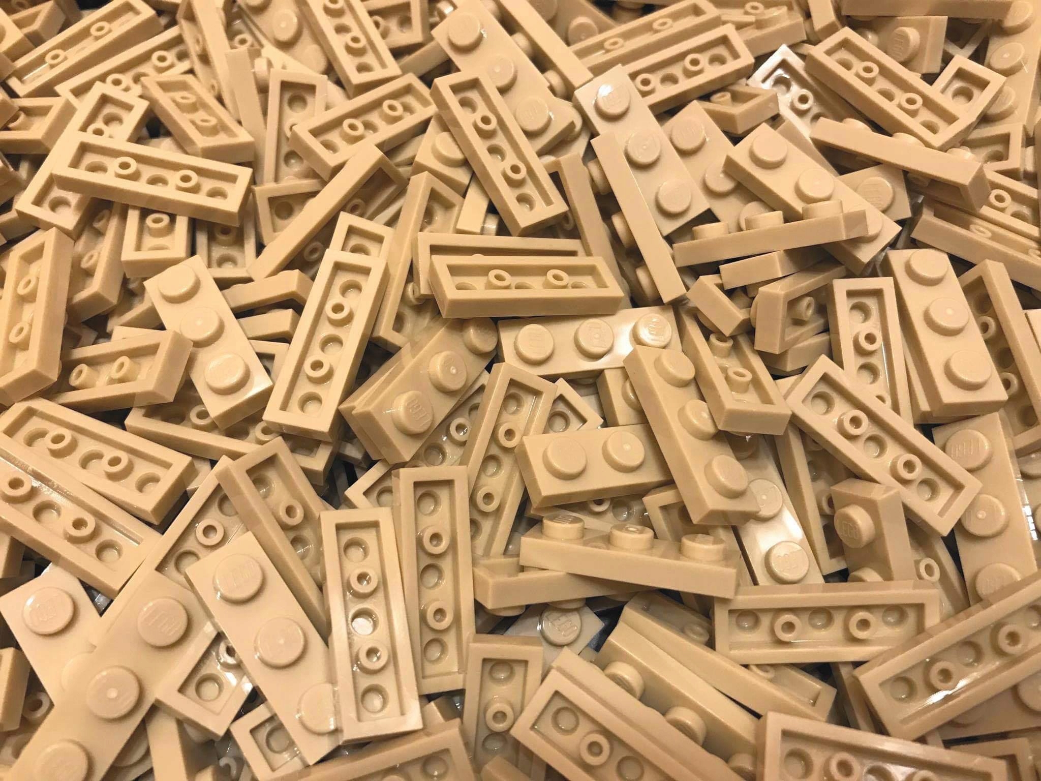 

Lego 3623 plate płytka 1x3 Tan 30 szt Nowe