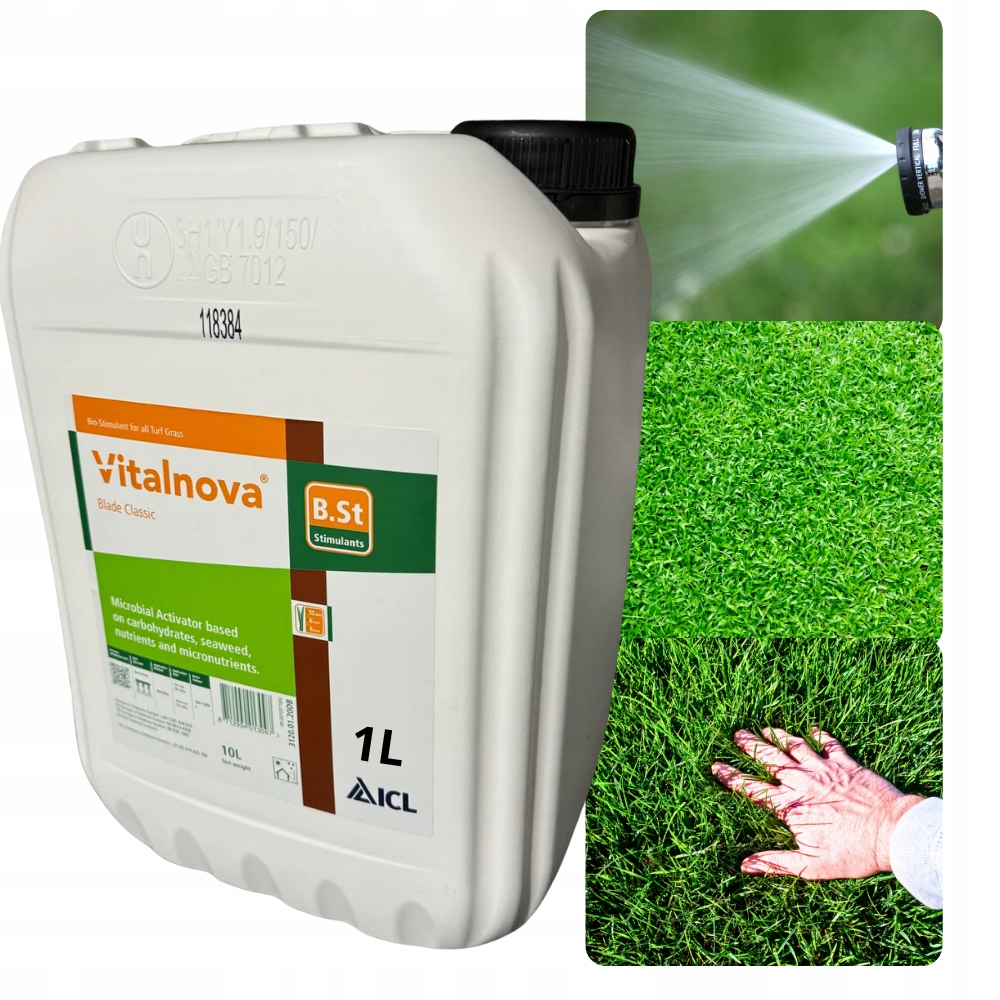 Vitalnova Blade Nawóz Dolistny Do Trawnika Trawy Wodorosty 6,3-0-3,8 Melasa