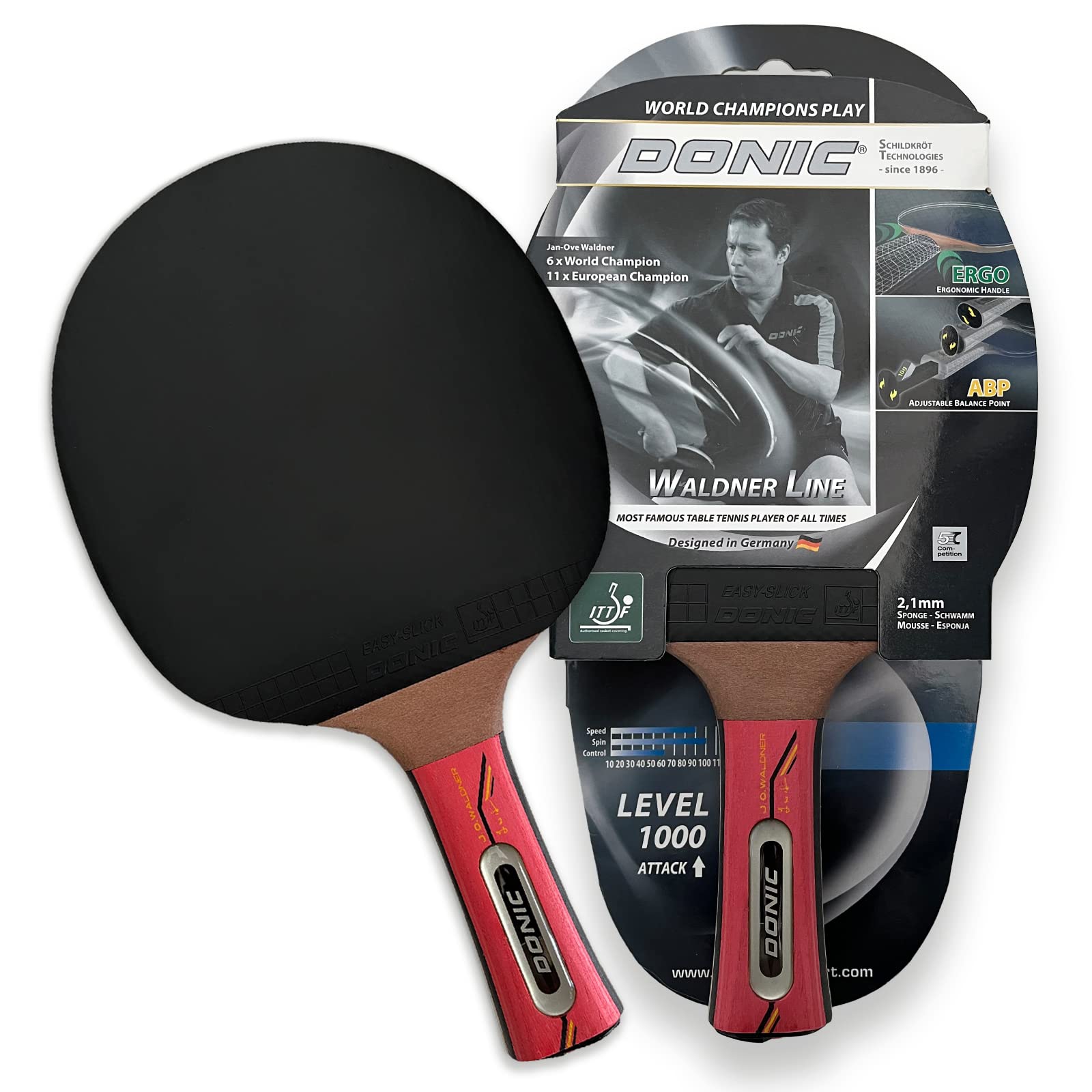 Pálka na stolní tenis Donic 1000, 2,1 mm