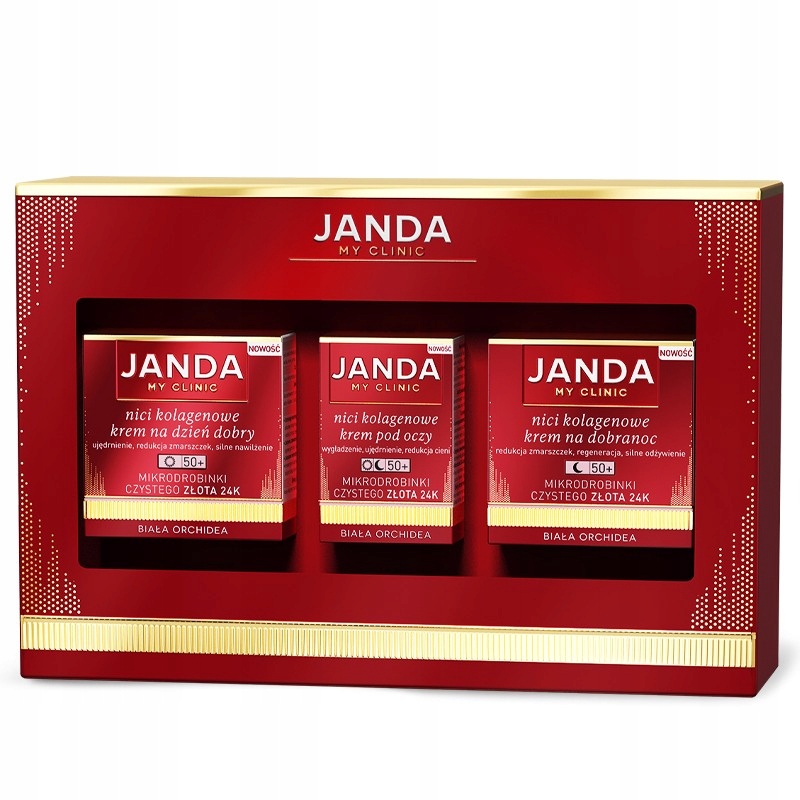 Janda My Clinic Dárková sada Kolagenové nitě 50+ (krém n/dobrý den+k