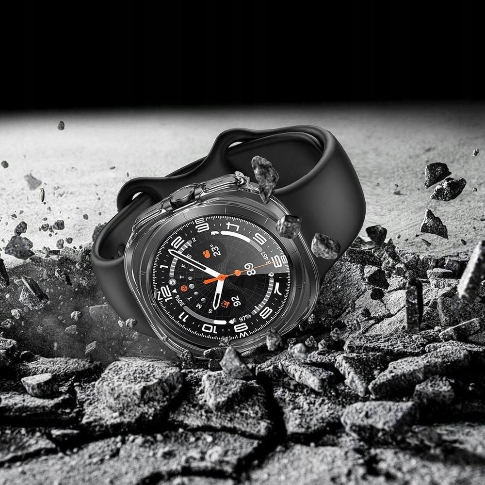 ETUI +SZKŁO 2w1 Defense Case Ochrona 360 do Samsung Galaxy Watch Ultra 47mm Pasuje do modelu Galaxy Watch Ultra