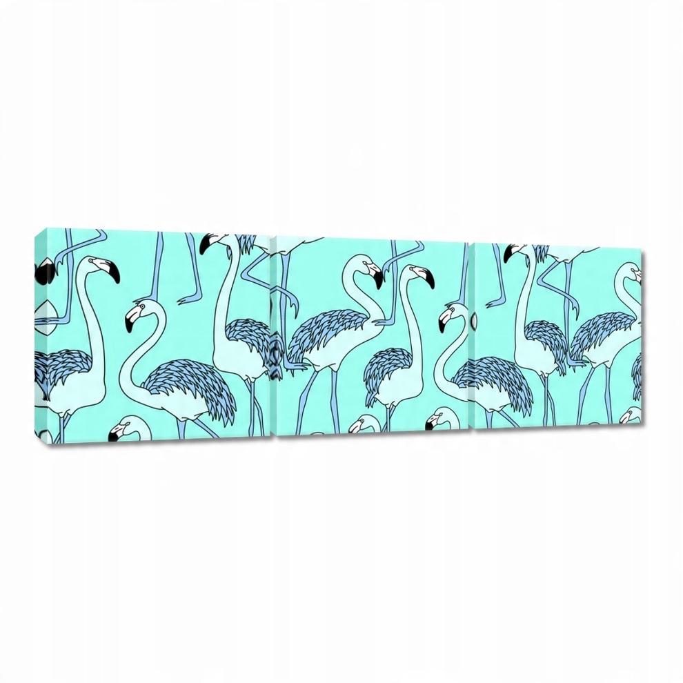 

Obrazy 60x20 Flamini Flamingo Turkus