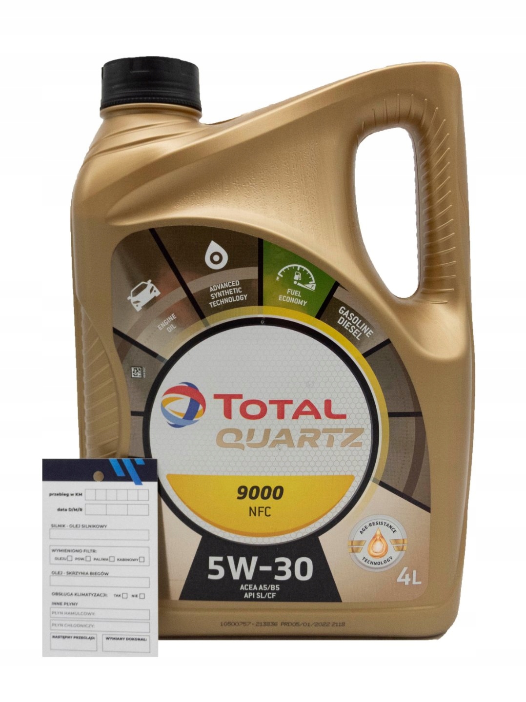 Olej Total 5W-30 QUAR.9000 4L Future Nfc