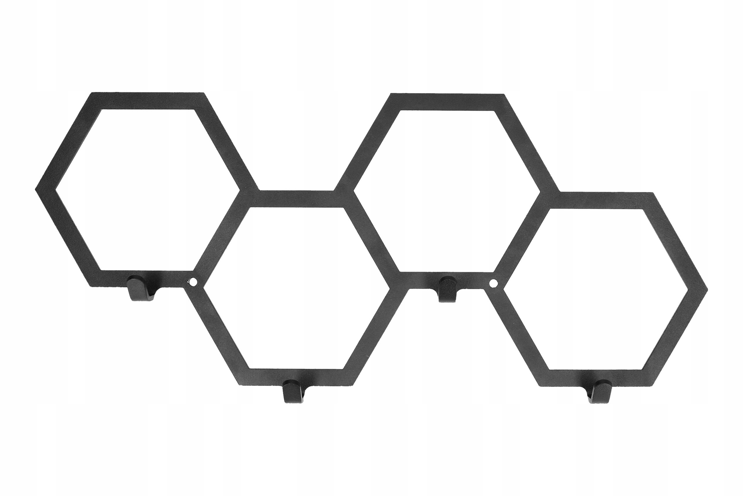 

Wieszak na ubrania ścienny plastry miodu hex Loft