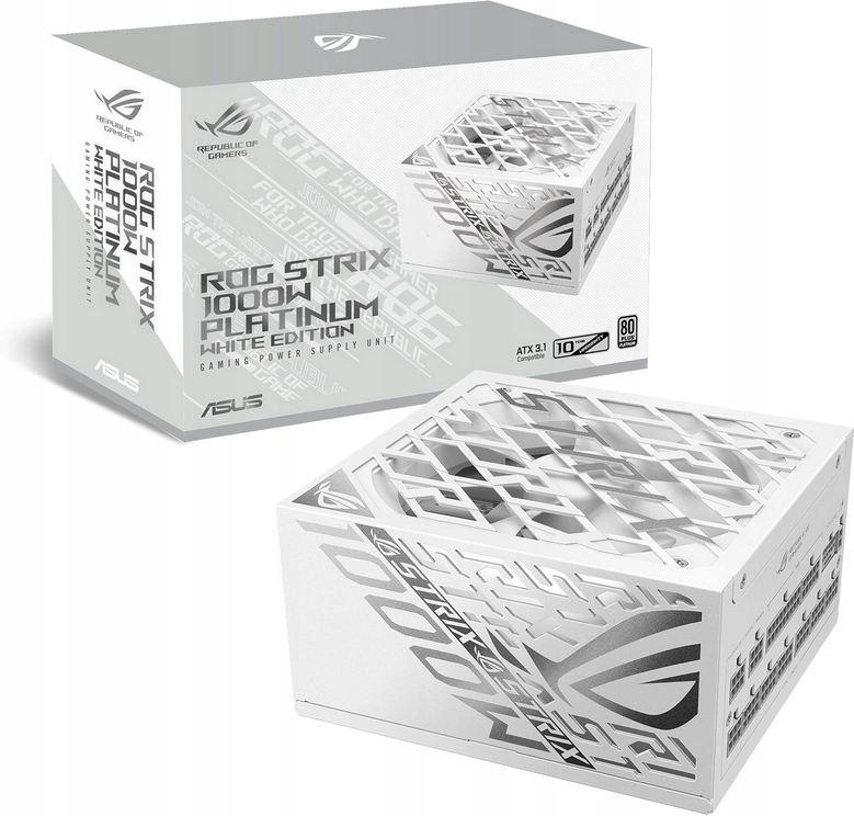 Zasilacz Asus Rog Strix 1000W Platinum White Edition Atx 3.1 80+ Platinum