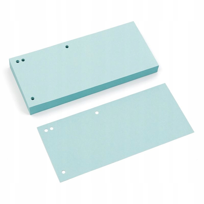 

Przekładki wąskie niebieskie 190g 4 dziurki 100szt