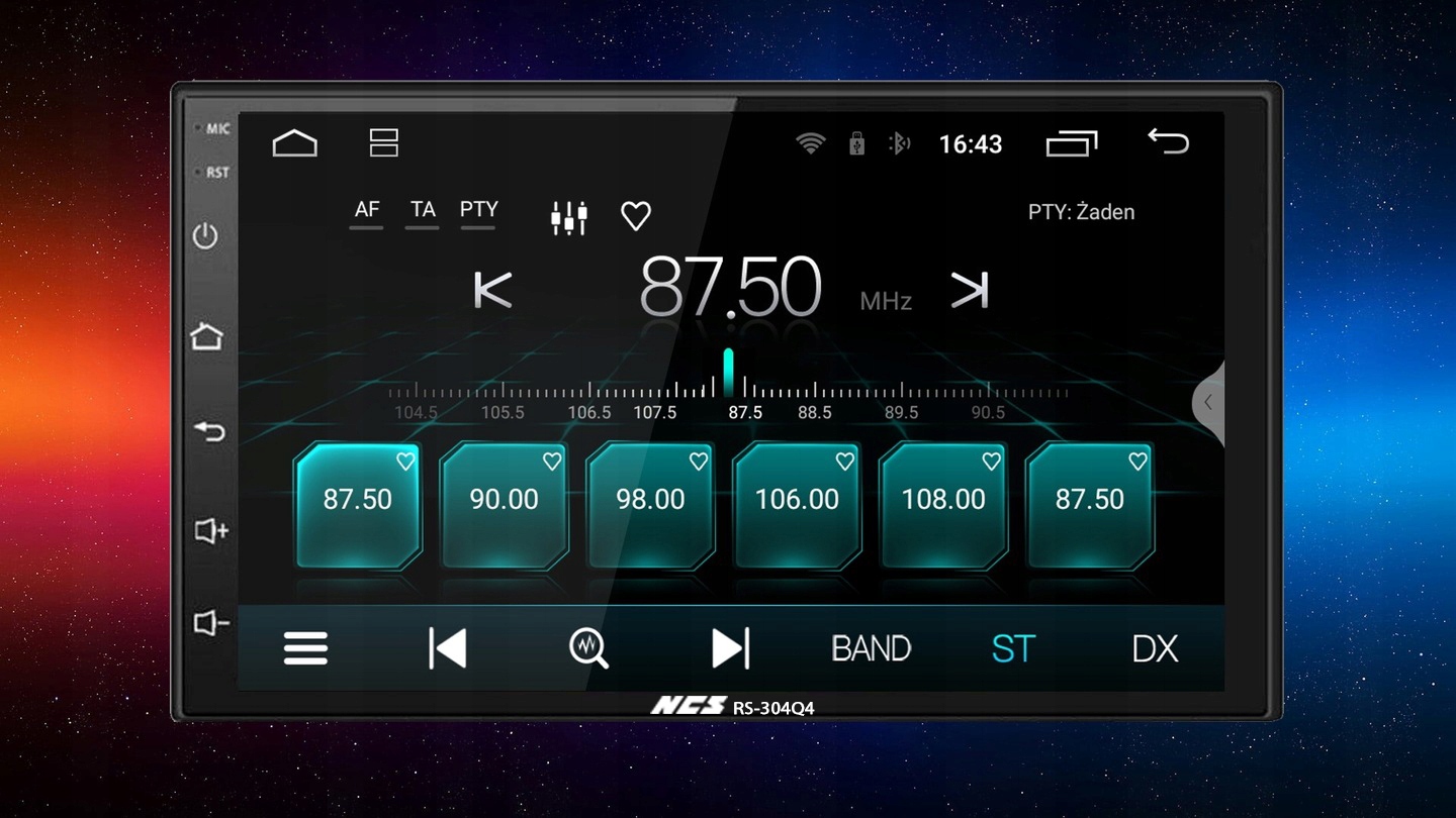 RADIO SAMOCHODOWE NAWIGACJA 2 DIN ANDROID USB 4GB Komunikacja Bluetooth GPS Wi-Fi