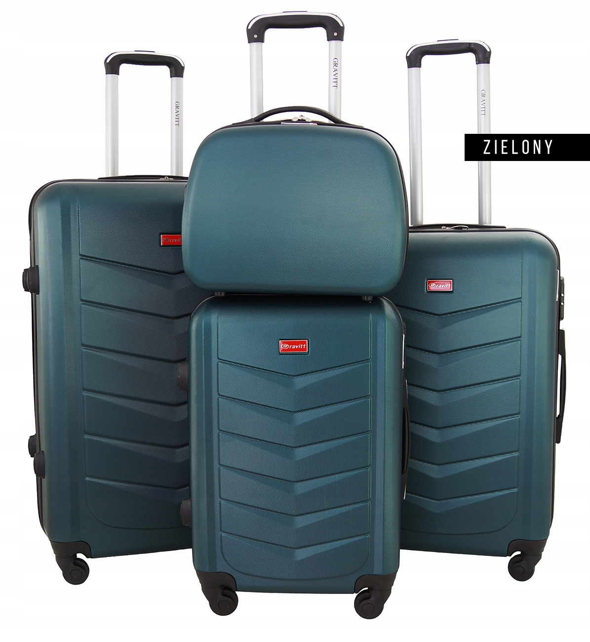 WALIZKA BAGAŻ ZESTAW KOMPLET 4w1 602 Model 602