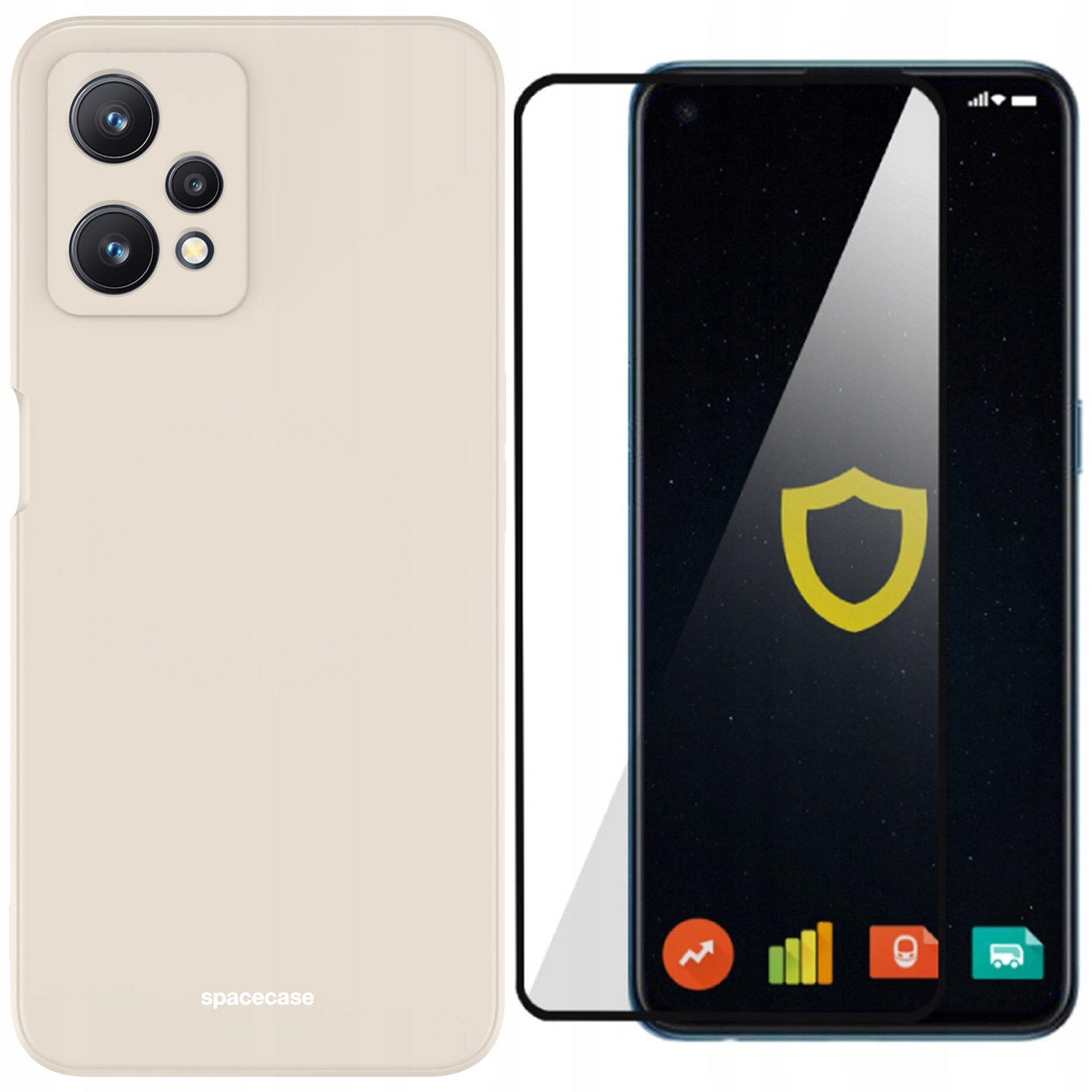 

Etui Matowe Spacecase Do Realme 9 PRO/9 5G Szkło