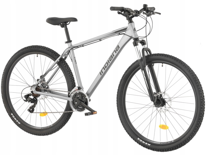Rower górski Mtb Indiana X-Pulser 1.9 M19 29 cali męski Szaro-czarny