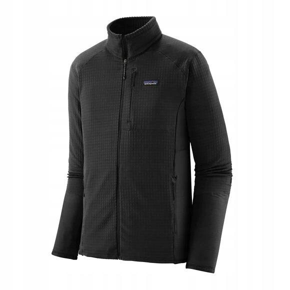 Bluza polarowa męska R1 Fleece Jacket: Black Rozmiar: XXL