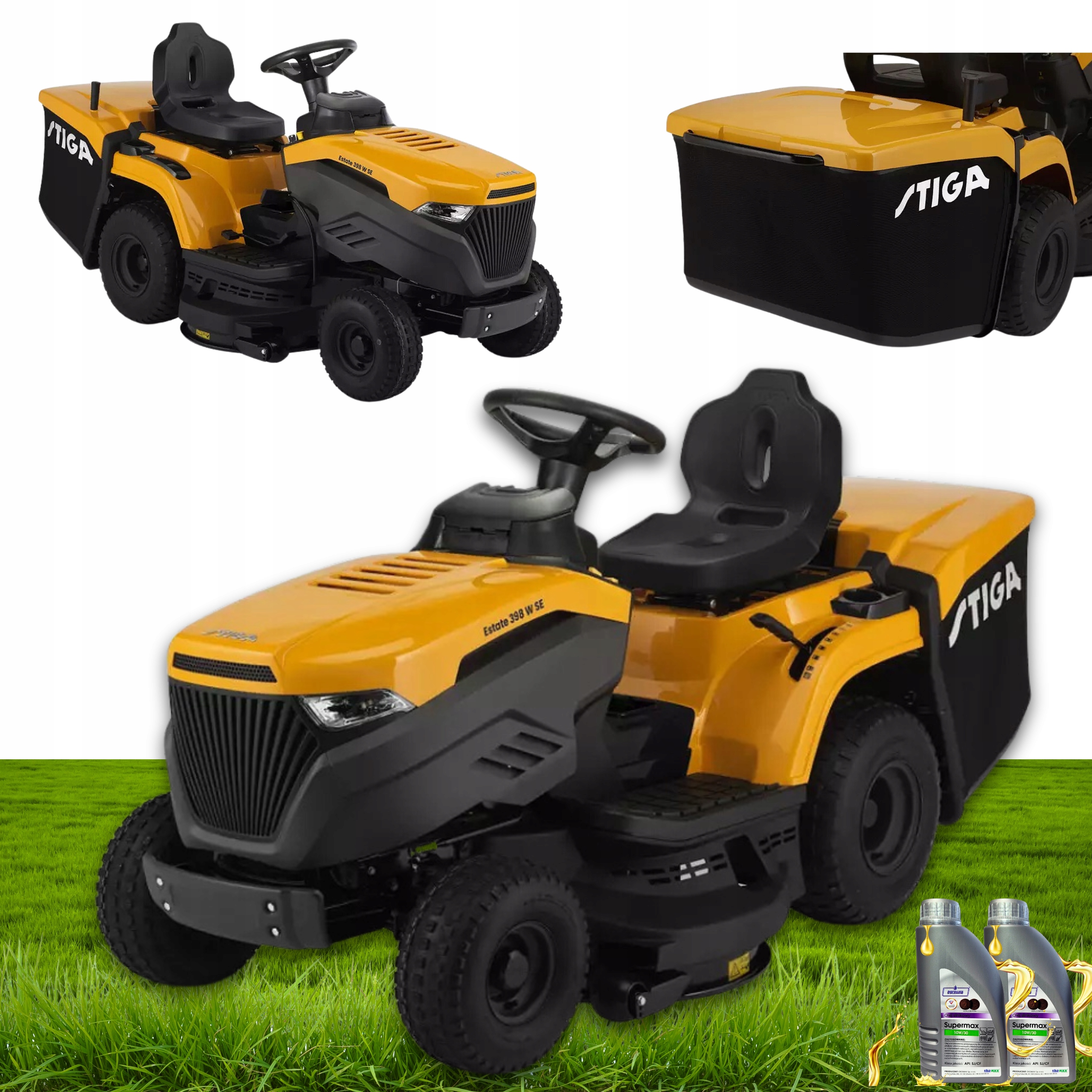 Traktor Traktorek Ogrodowy Stiga Estate 398 W Se Hydrostat 10,4 kW Olej