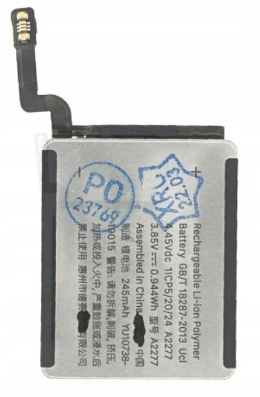 

Bateria do Apple Watch 5 40mm A2277 245mAh