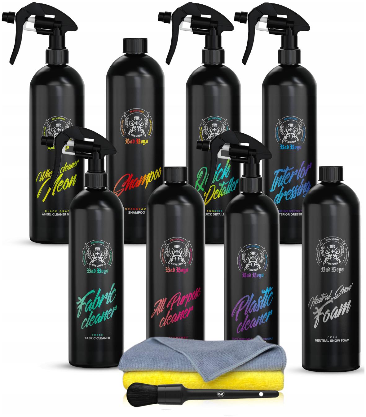 RR Customs RRC Bad Boys Mega Zestaw Kosmetyków Do Auta Detailing Prezent