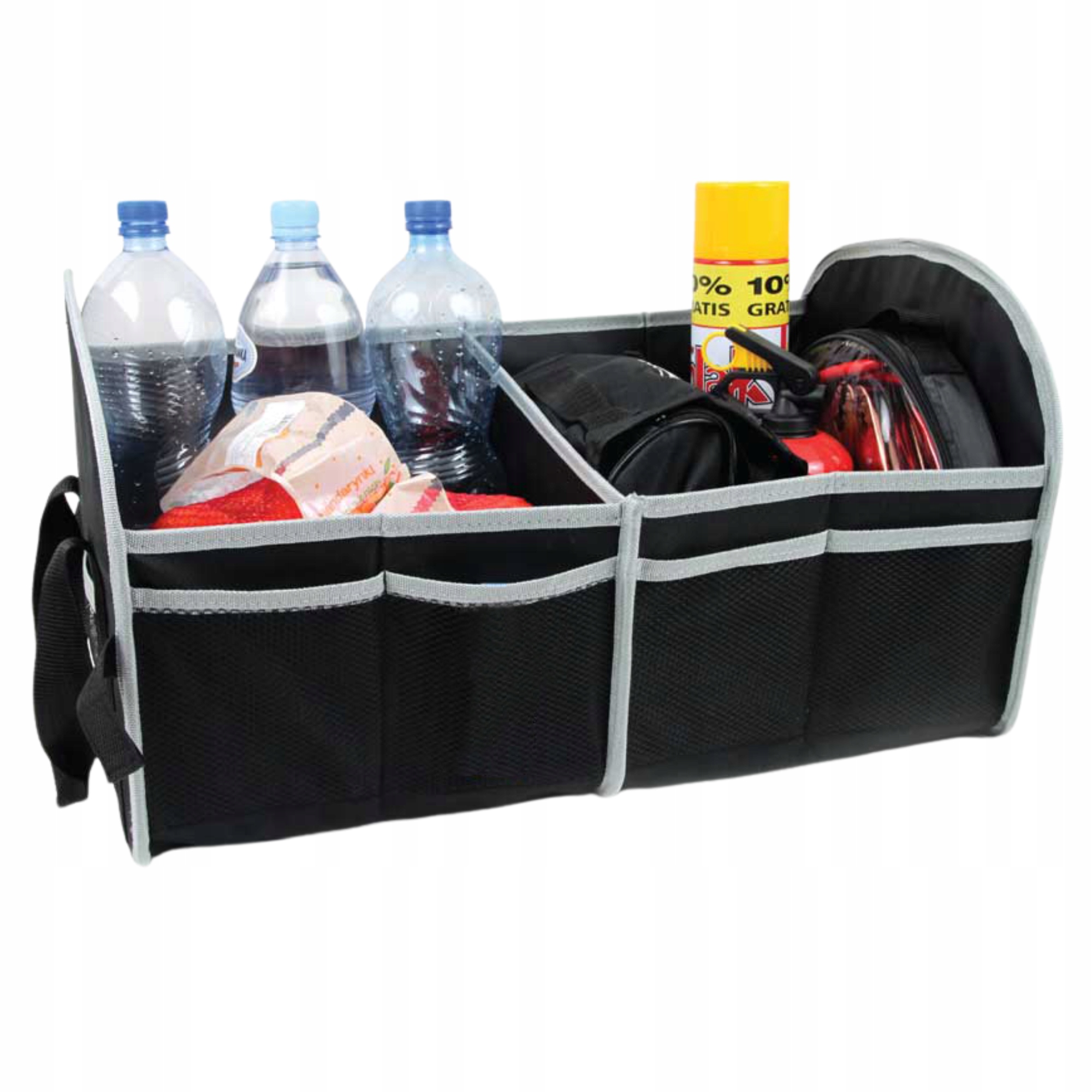 Organizer do bagażnika rozkładany kosz samochodu auta zakupy Amio