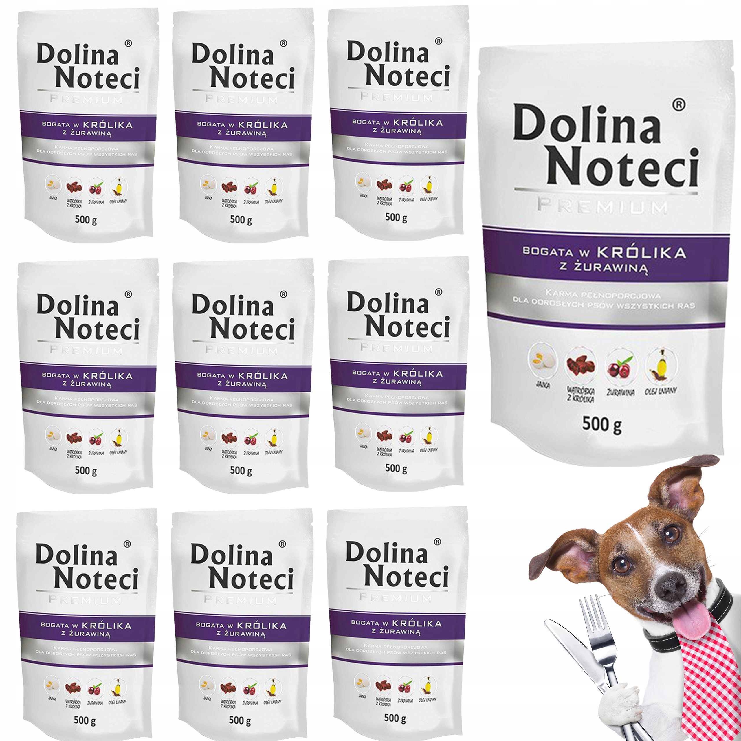 Levně Dolina Noteci Premium Krmivo pro psa Králík 10 x 500 g