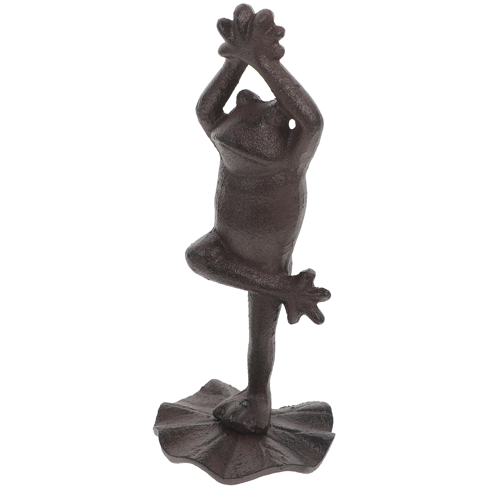 Żeliwna statua żaby Żelazna statua zwierzęcia