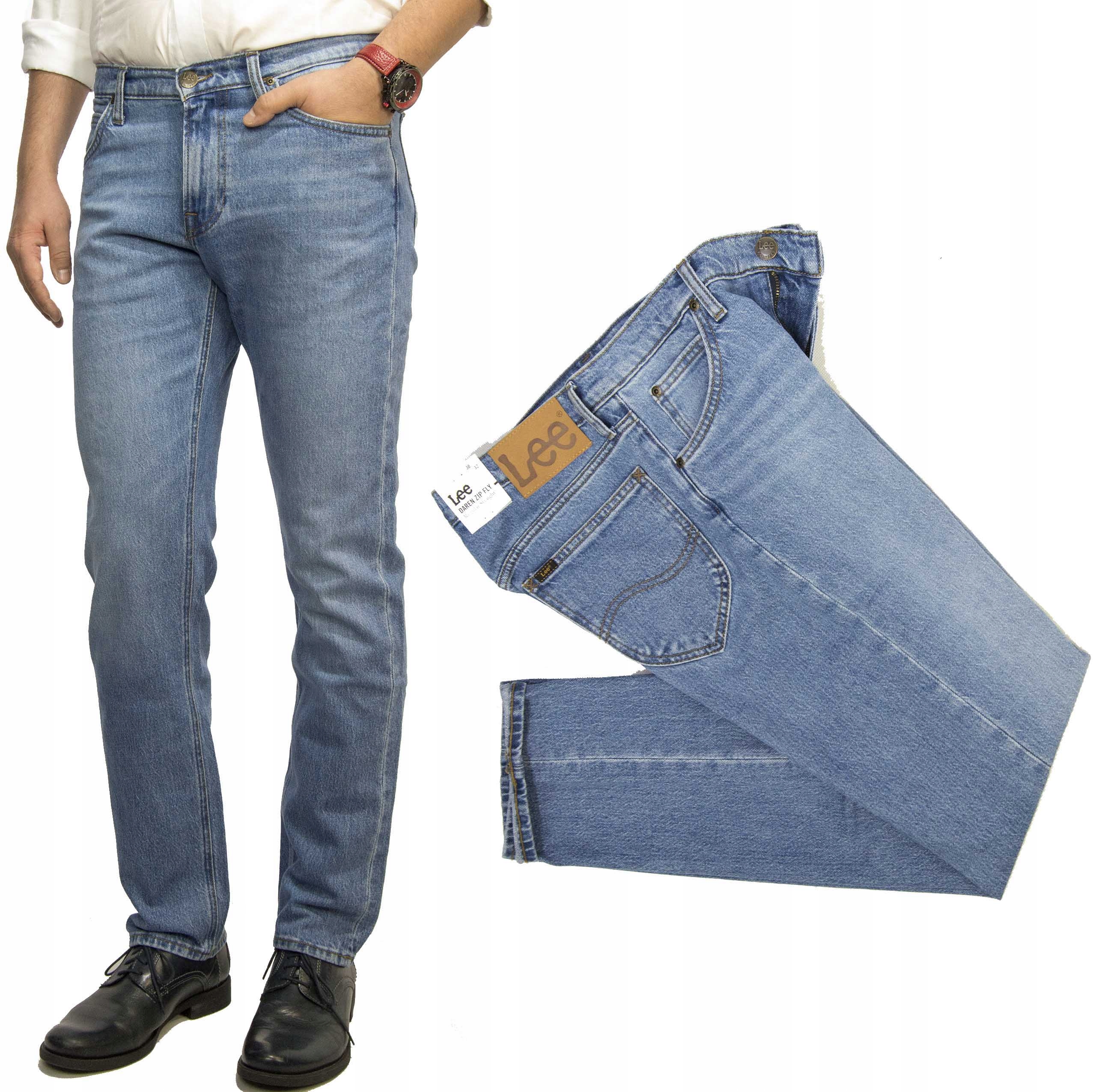 

Lee Daren Zip Worker męskie spodnie jeansy W36 L36
