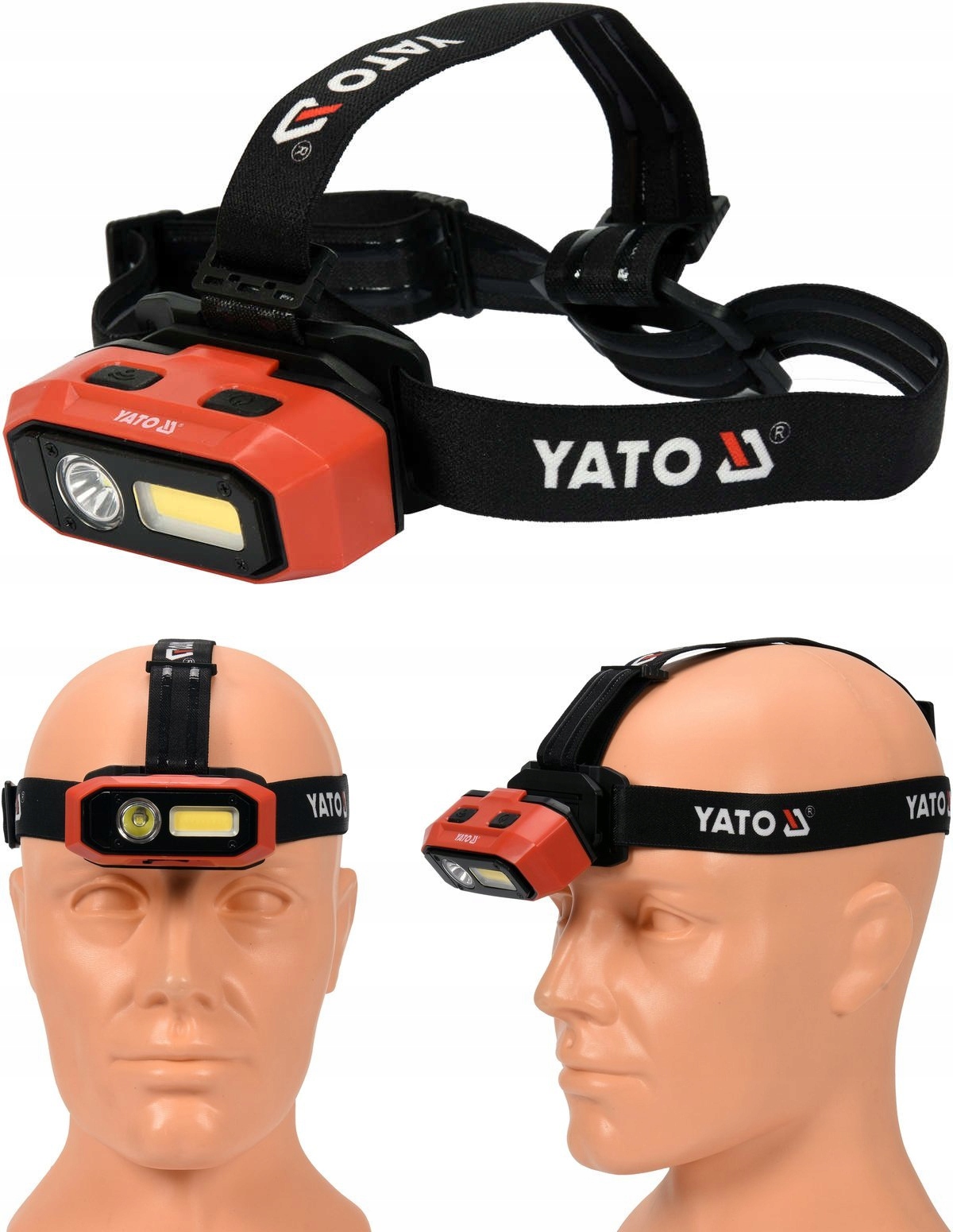 AKU СВЕТОДИОДНЫЙ НАЛОБНЫЙ ФОНАРЬ МОЩНЫЙ 800LM ДАТЧИК ДВИЖЕНИЯ