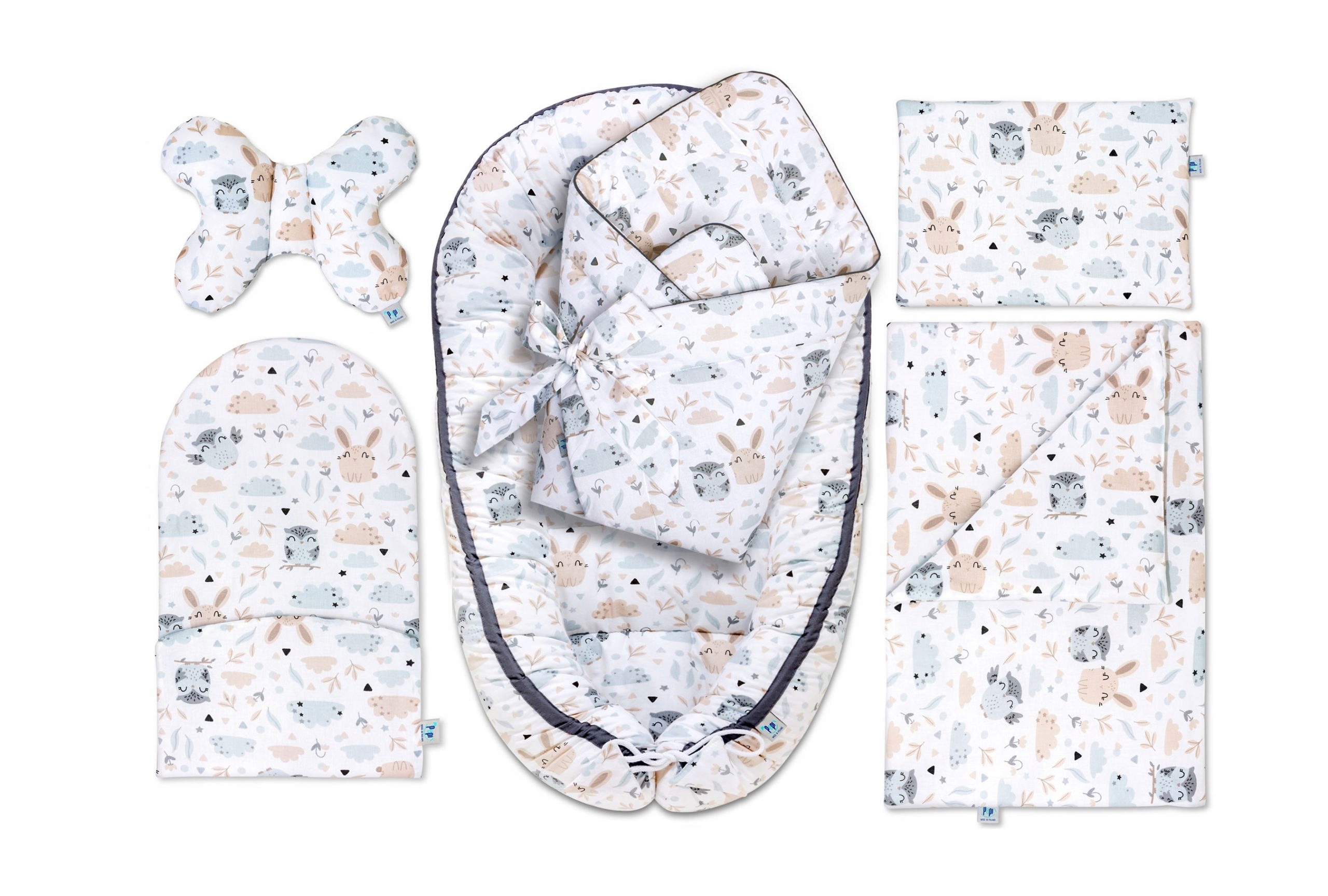 

Pepi Zestaw 6W1 Kokon Rożek Otulacz