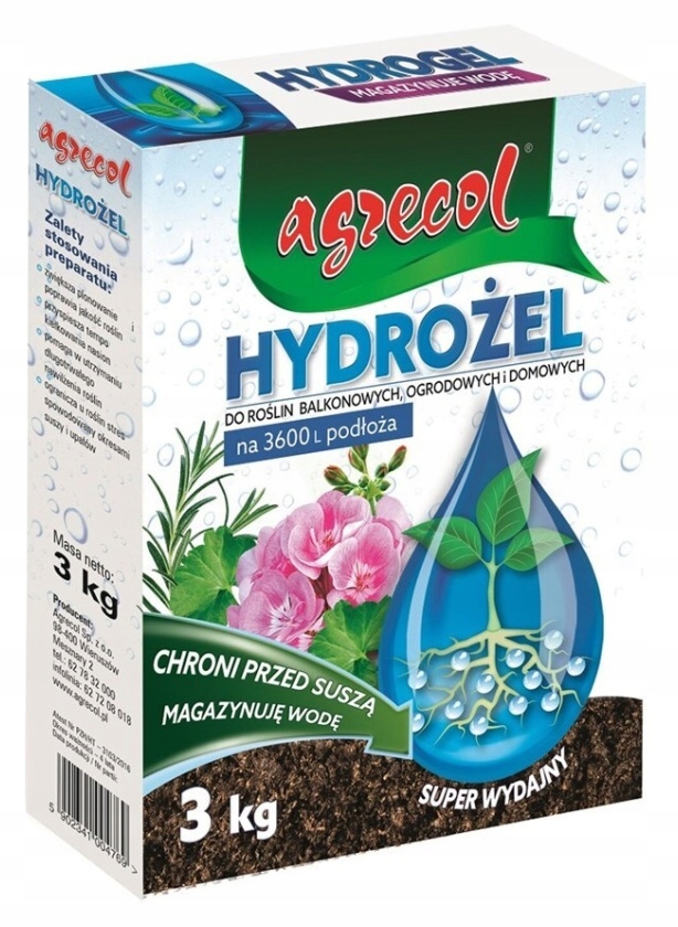 

Hydrożel 3 kg Agrecol