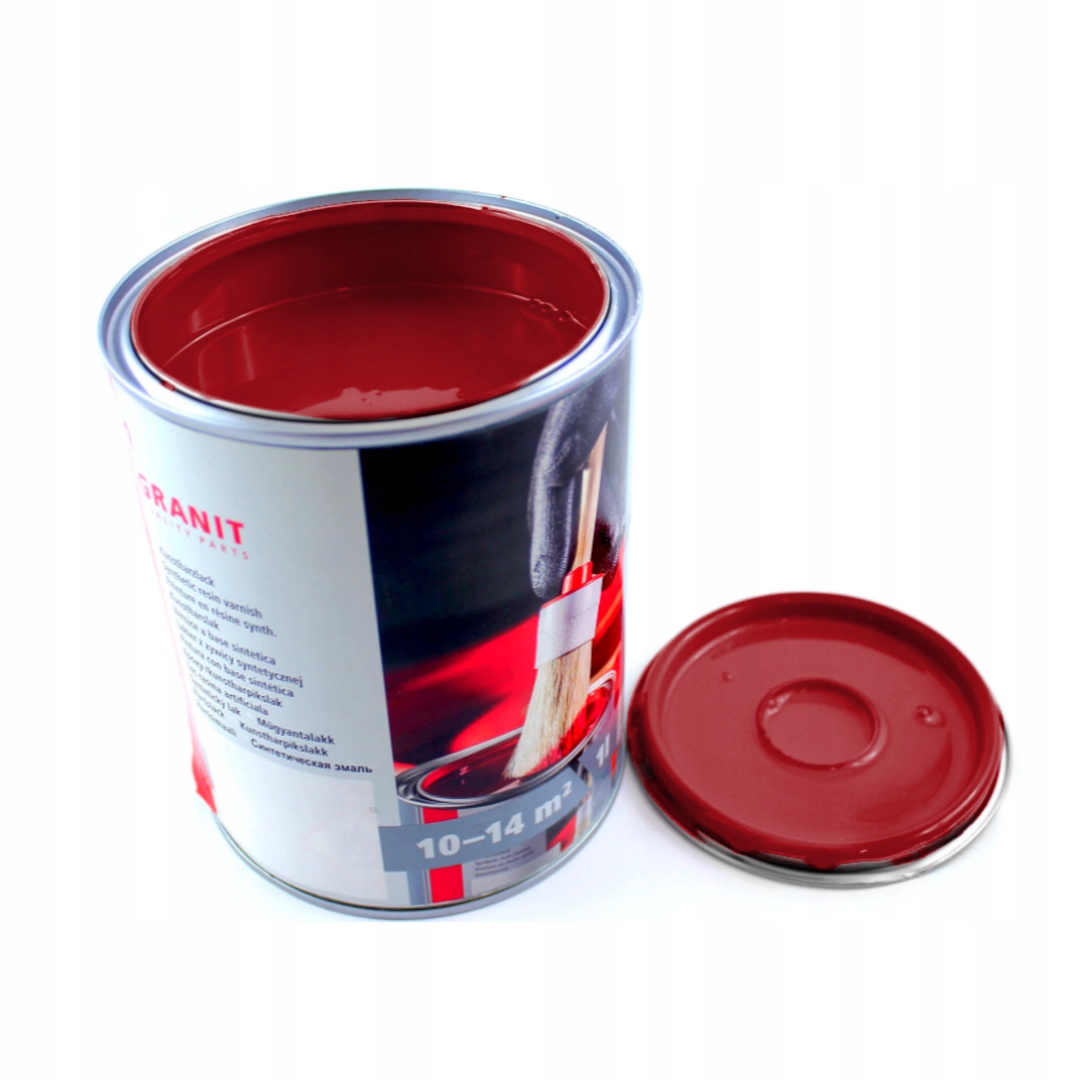 Farba Lakier czerwień rubinowa Ral 3003 Nopolux Wilckens Granit 1 l Puszka