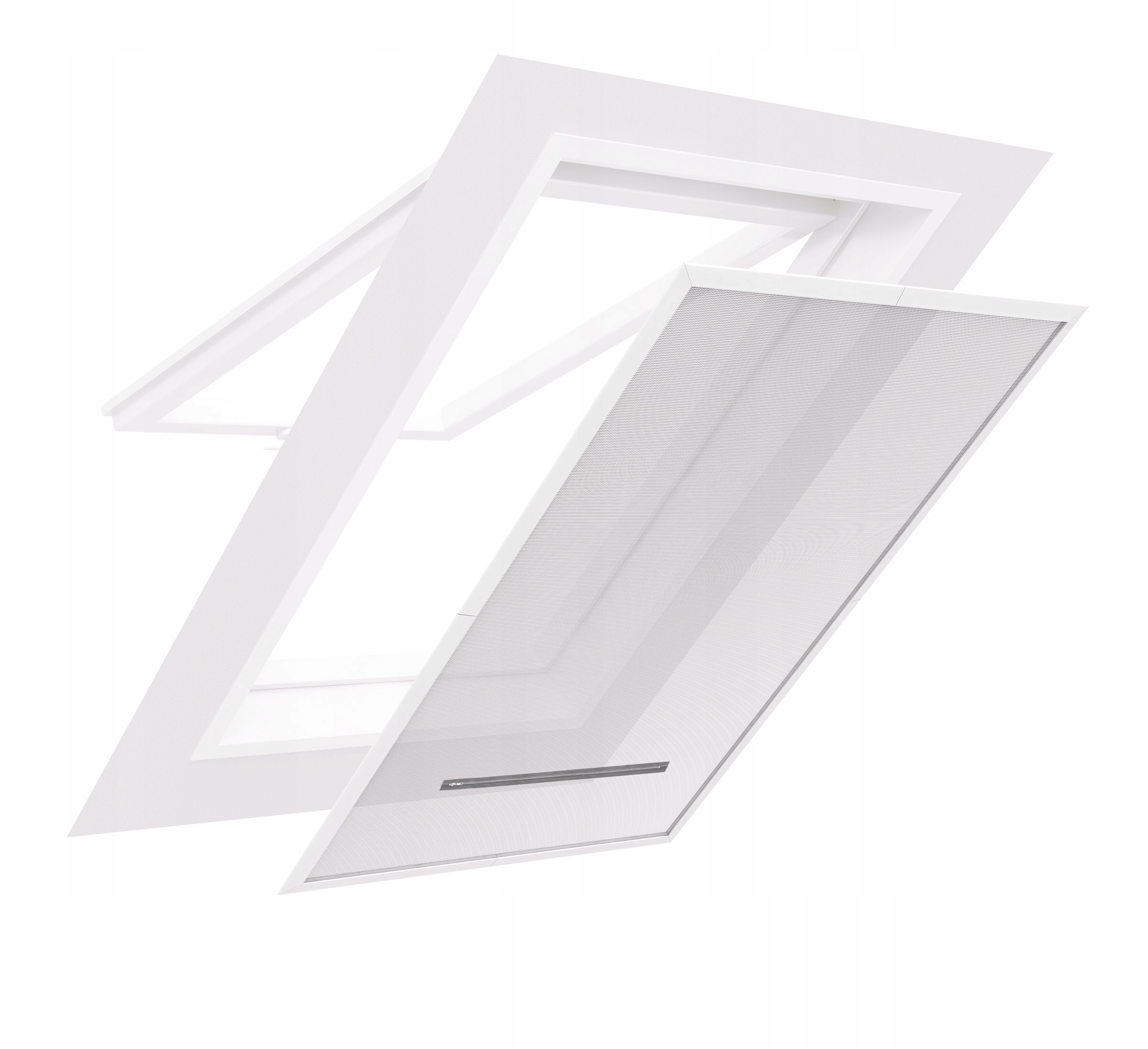 

Moskitiera dachowa 140x170 z ramą zaciskową Pcv