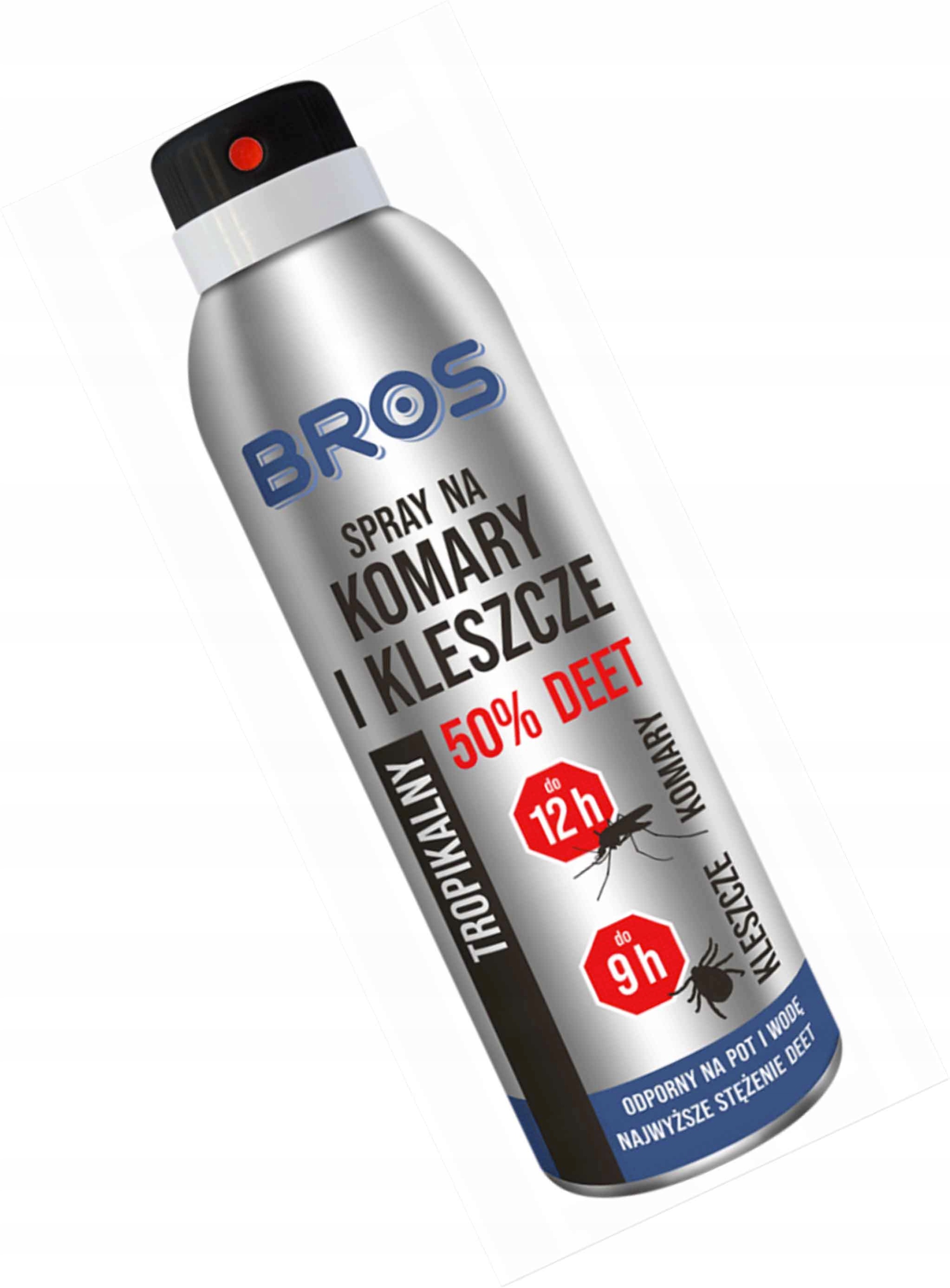 Bros Spray Na Komary I Kleszcze 50% Deet 90 ml