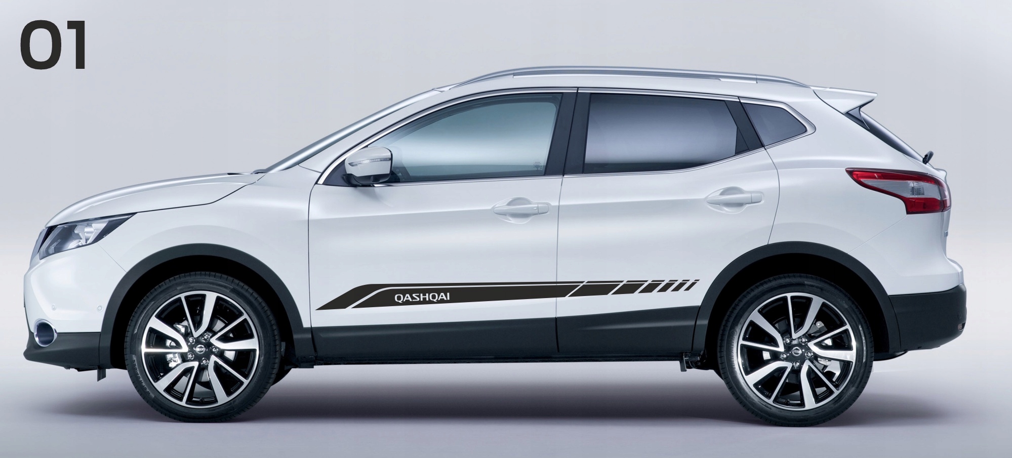 Samolepky na auto Nissan Qashqai 01