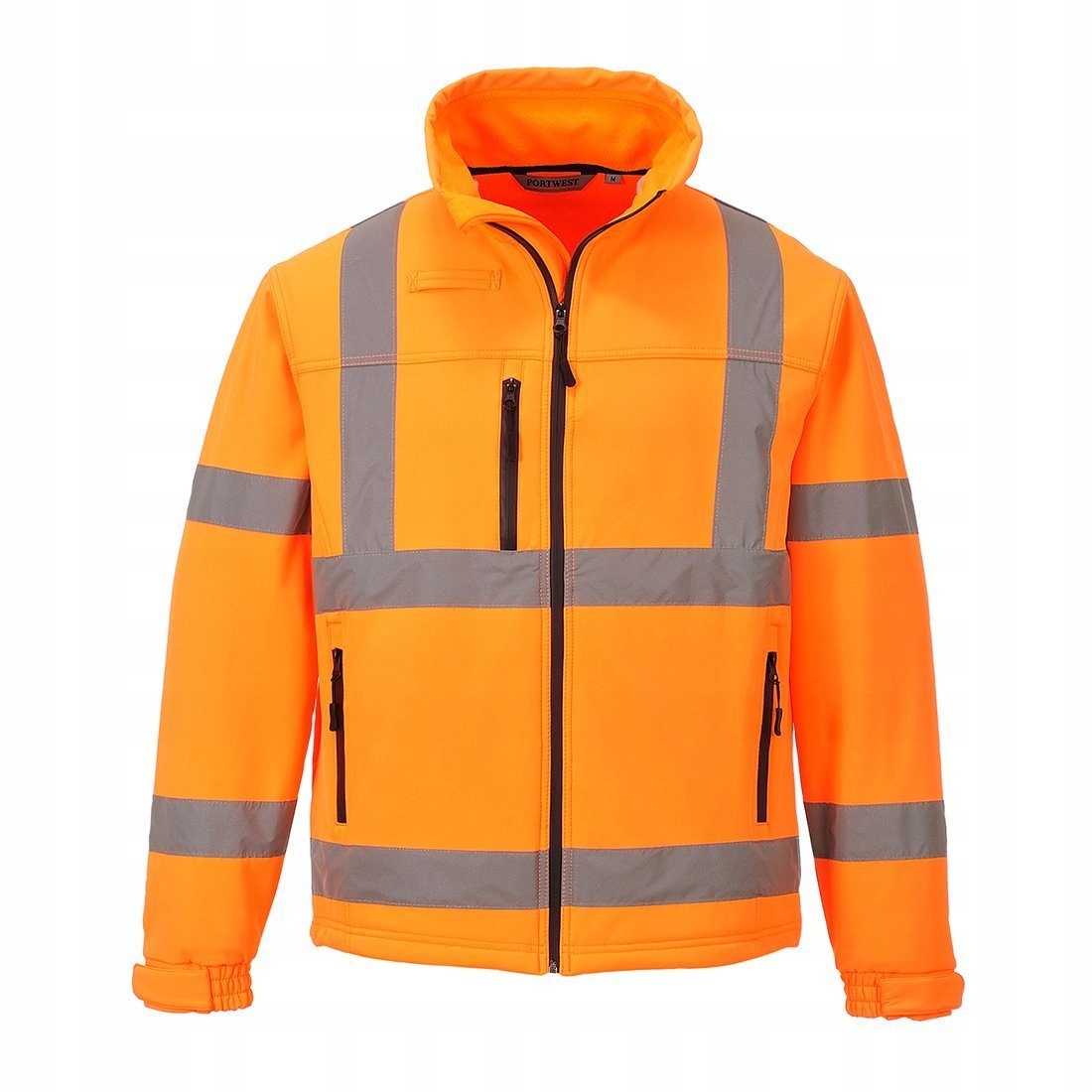 Výstražný softshell Classic (3 vrstvy) Oranžový vel. XXL